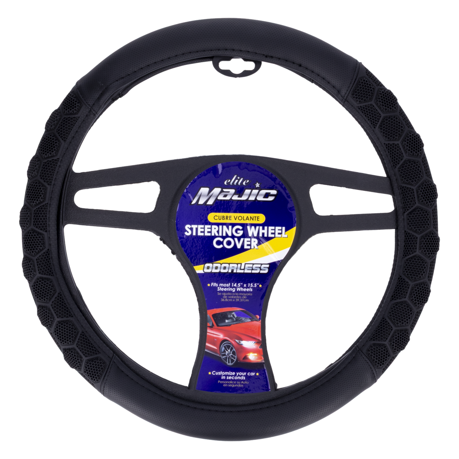 Cubre Volante Negro Gris MAJIC Unidad