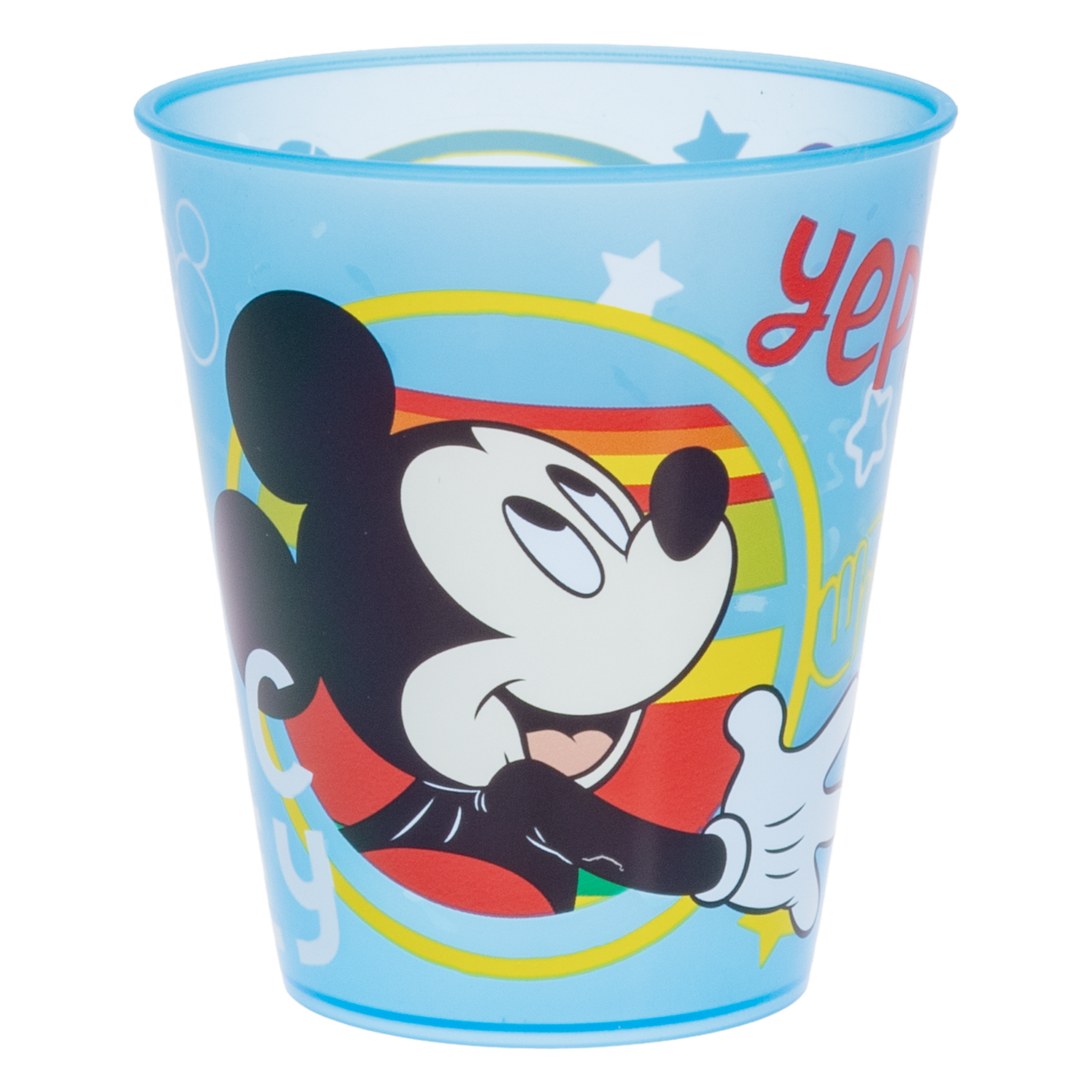 Set De Vasos Infantiles Aptos Para Microondas Diseño Party Mickey STOR X 4 Piezas