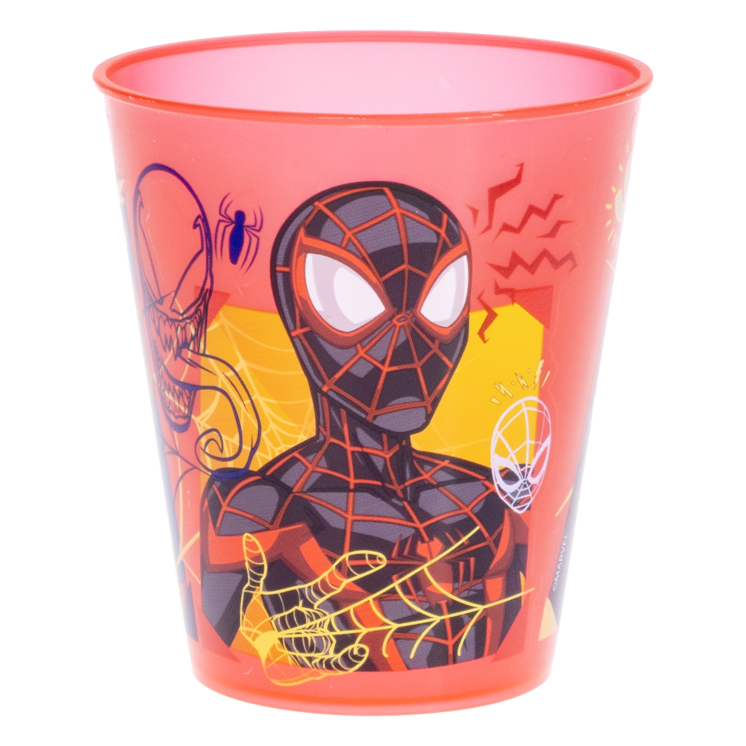 Set De Vasos Infantiles Aptos Para Microondas Diseño Party Spiderman STOR X 4 Piezas