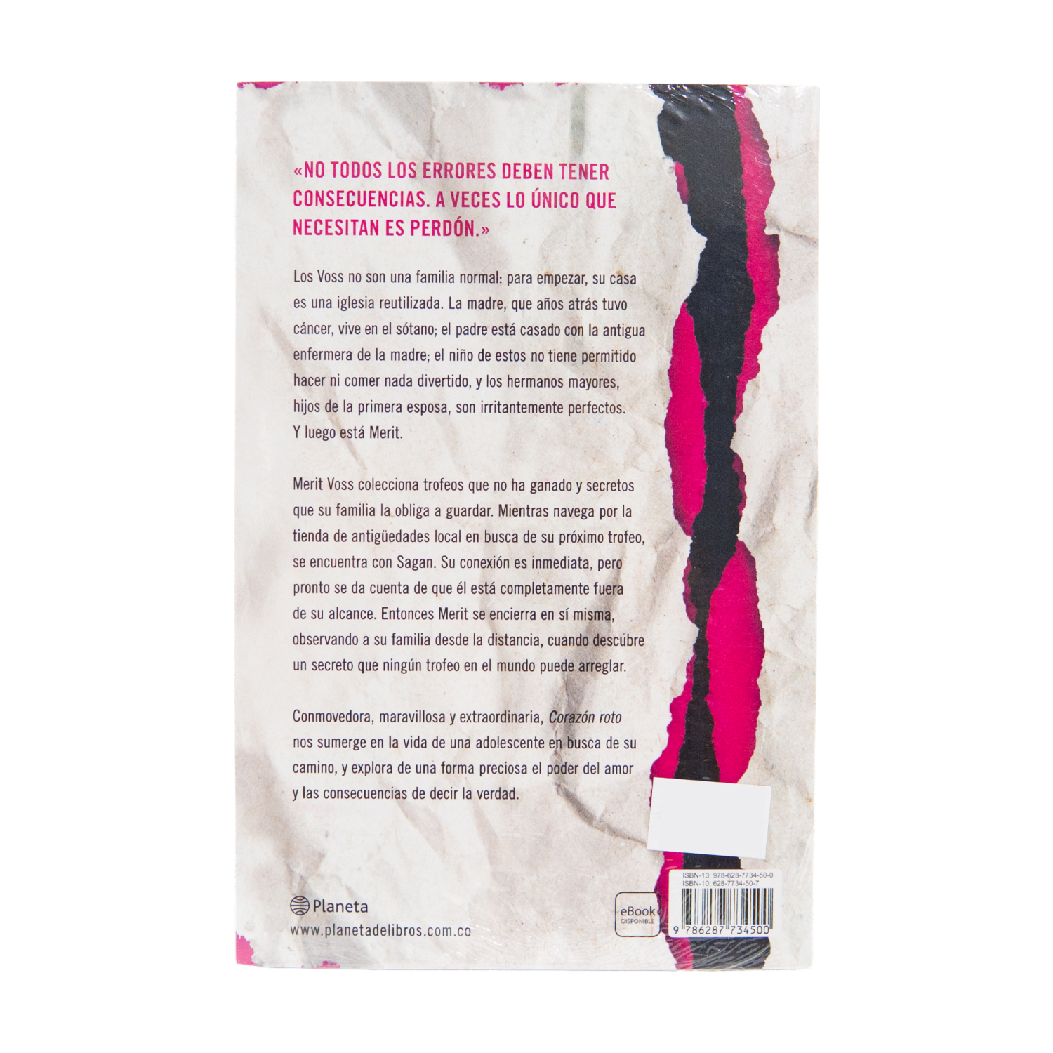 Libro Corazon Roto PLANETA 394 Páginas
