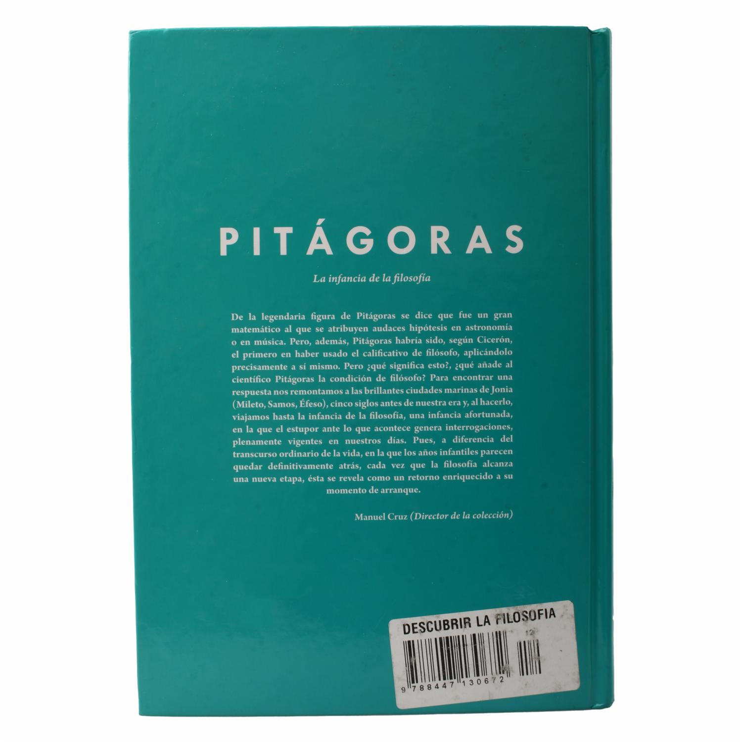 Libro Pitágoras DESCUBRIR LA FILOSOFÍA 144 Páginas
