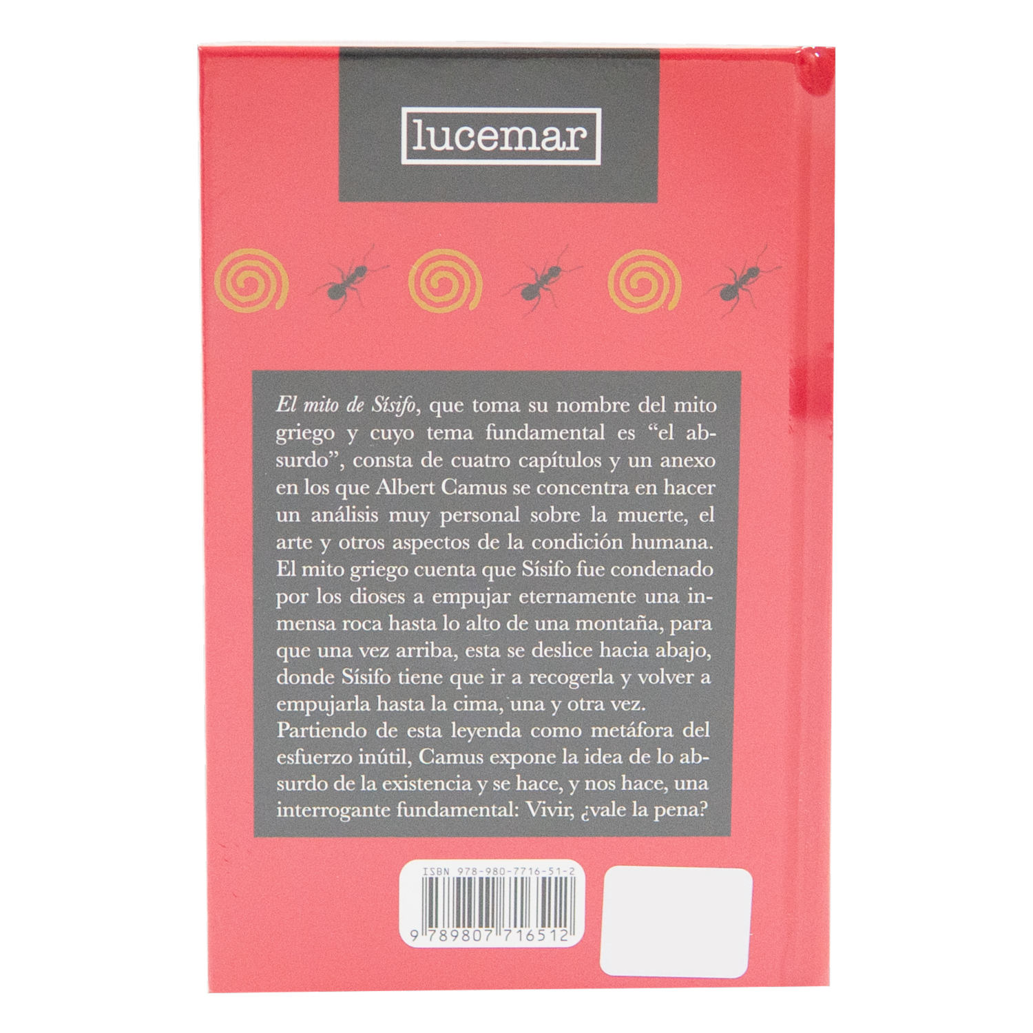 Libro El Mito De Sisifo LUCEMAR 128 Páginas