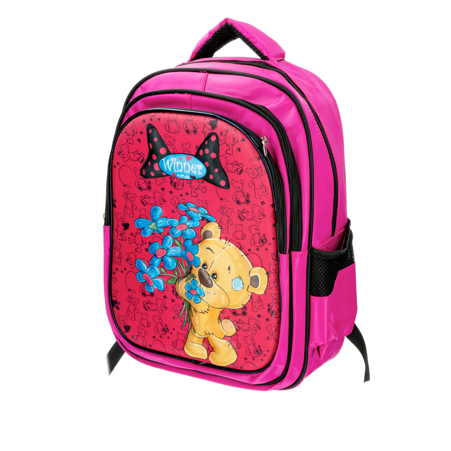 Mochila Escolar Infantil Diseño Osito KOOME 55x15x27 Cm