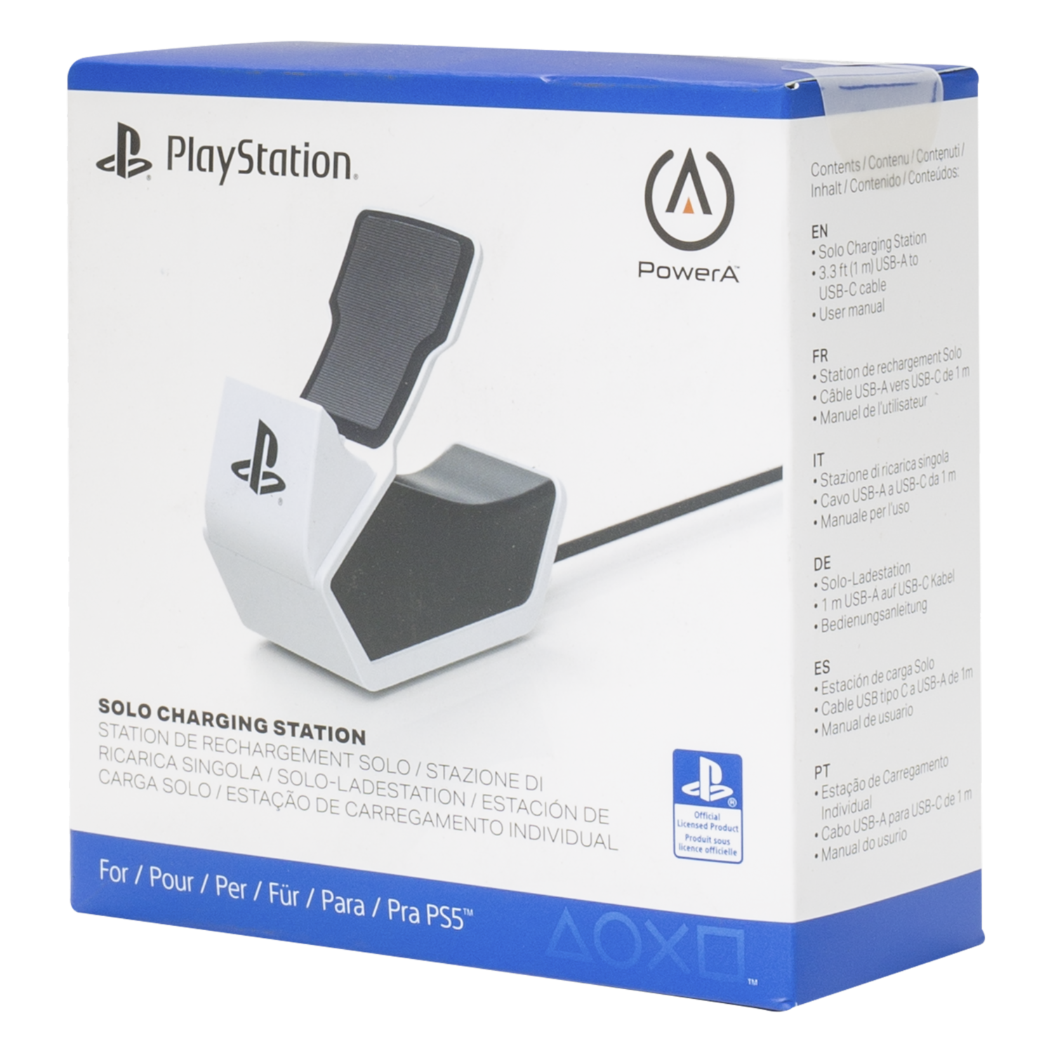 Estación de Carga Solo Para Control Inalámbrico Dualsense De Playstation POWER A 5 A