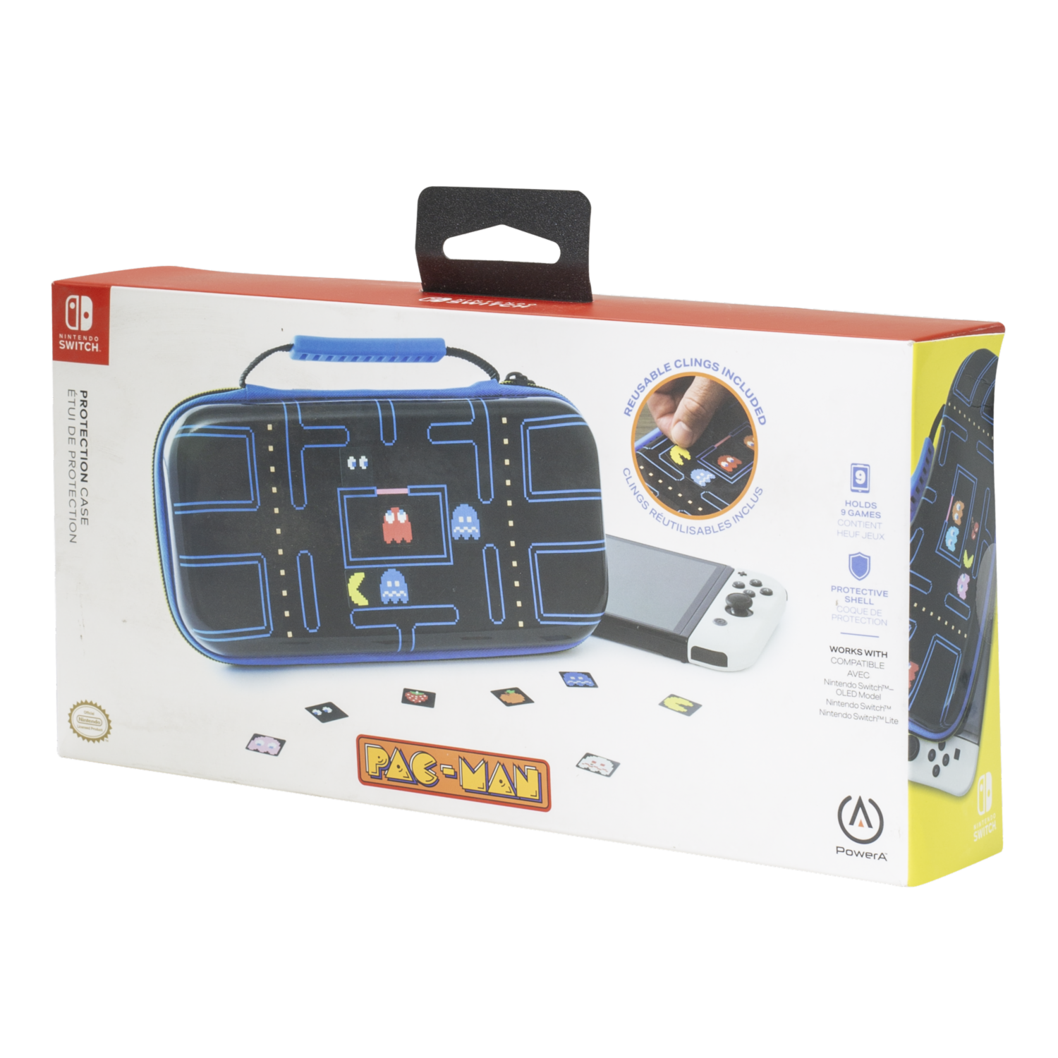 Estuche Delgado De Protección Para Nintendo Switch Edición Especial Pac-Man POWER A Poliéster