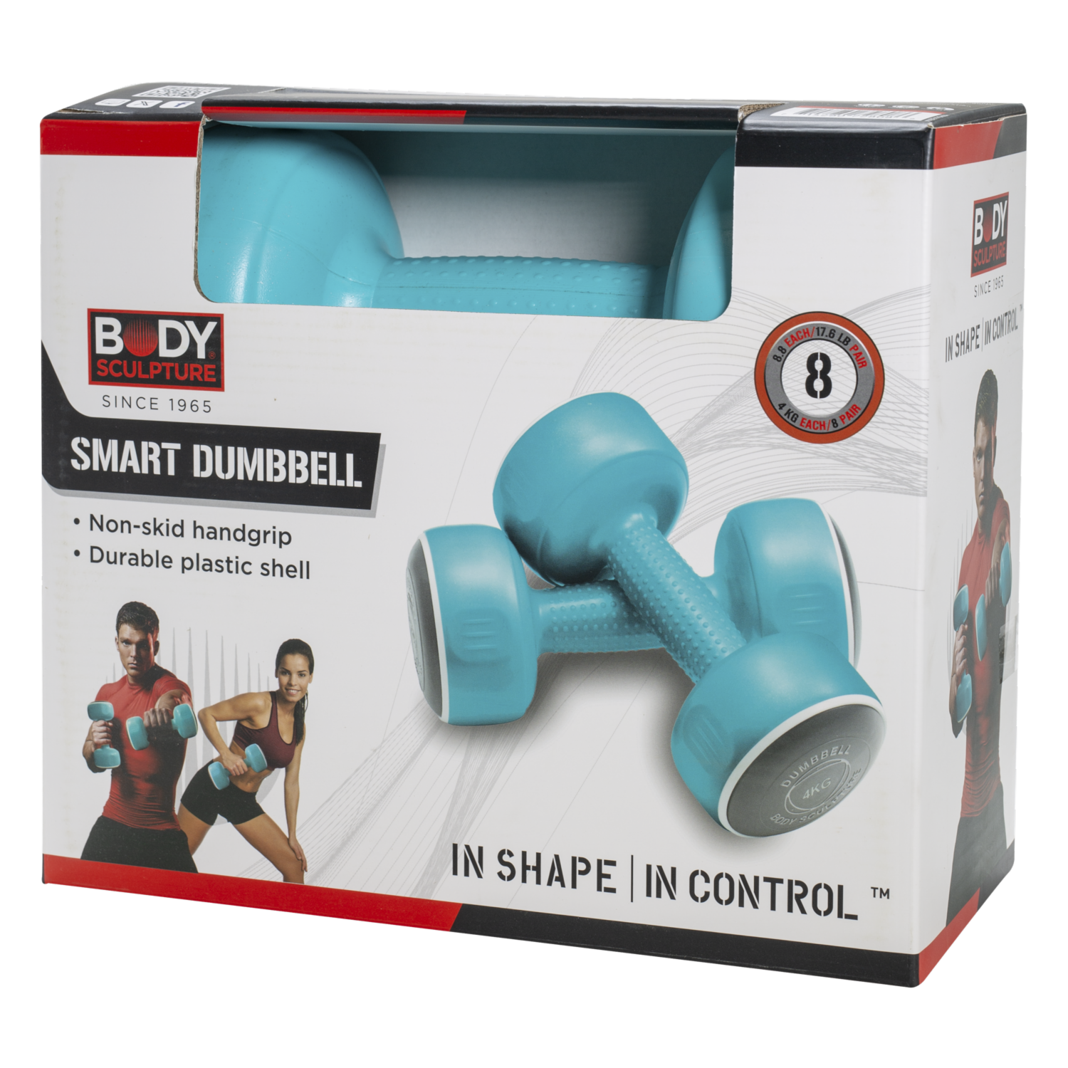 Set Mancuernas Polietileno BODY SCULPTURE 2X4KG