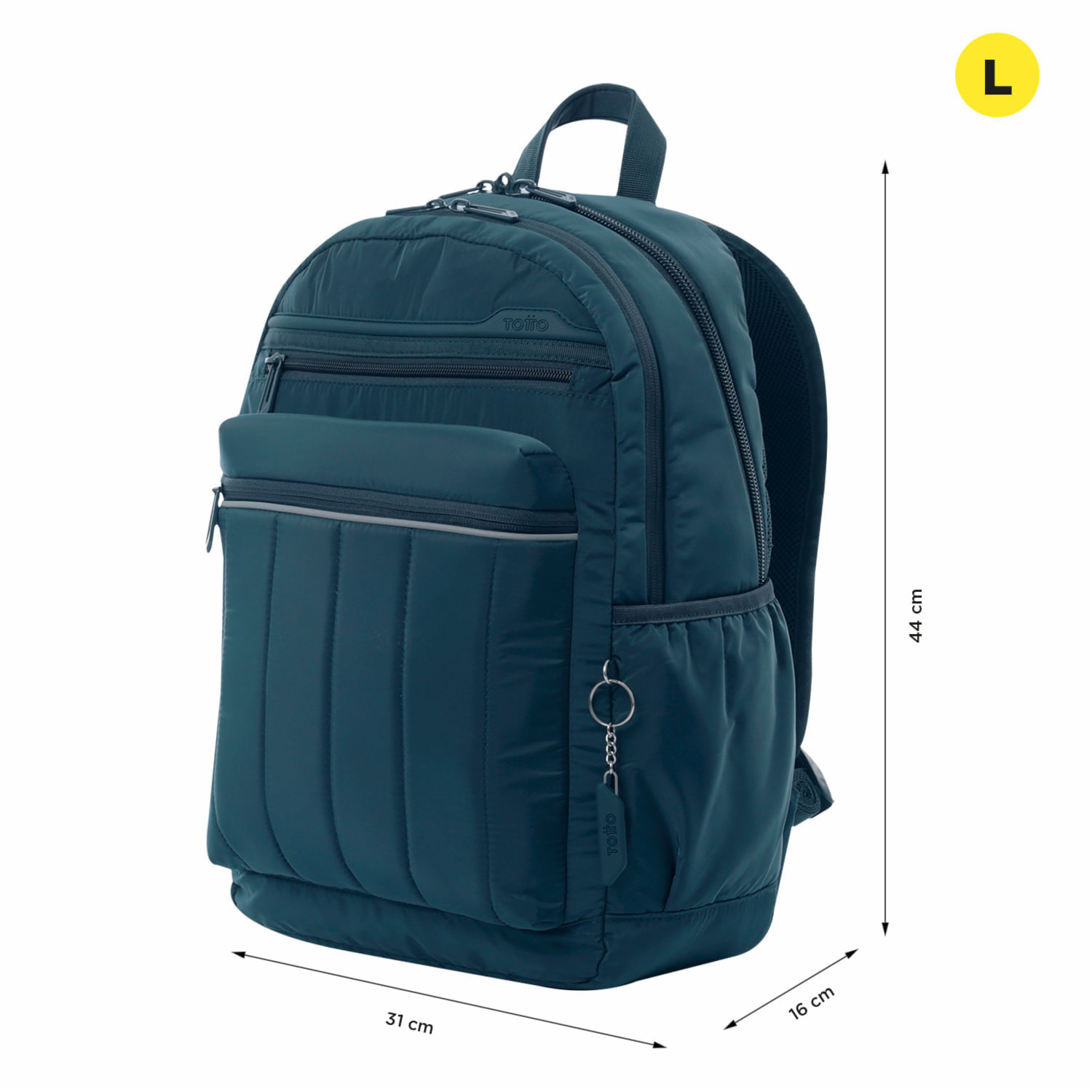 Mochila Pc Moda Mujer Plaine TOTTO Azul