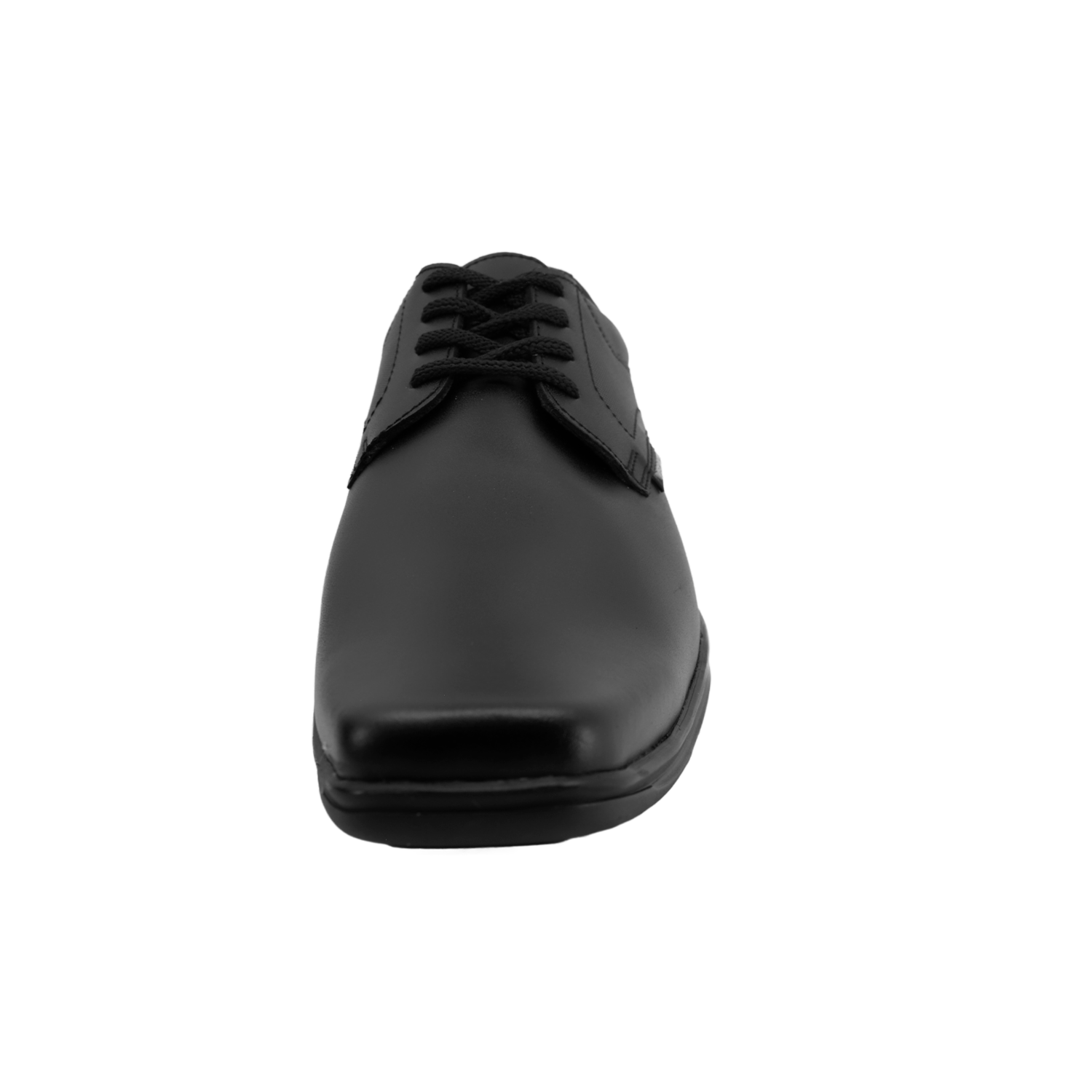 Zapatos Escolares Cordón Negro Punta Cuadrada VECACHI