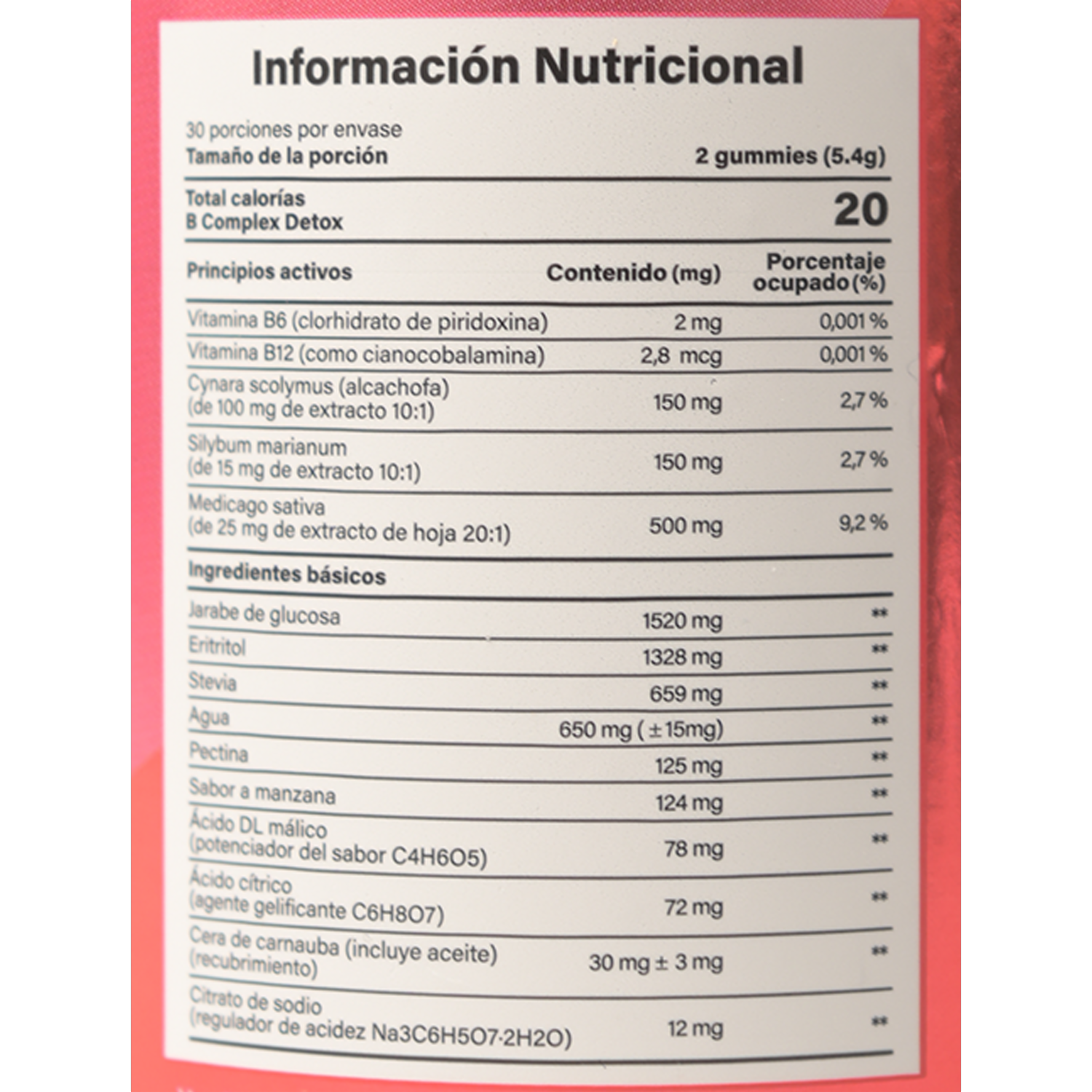 Gomitas Liver Détox Complejo B GOODY VITAMINS 162 G