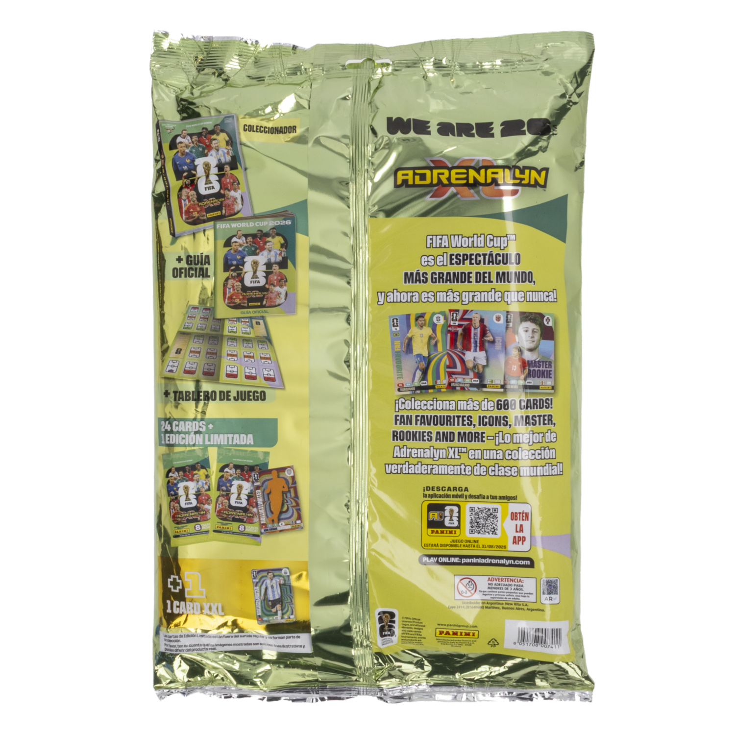Starter Pack Colección Fifa World Cup 2026 PANINI 6 Piezas
