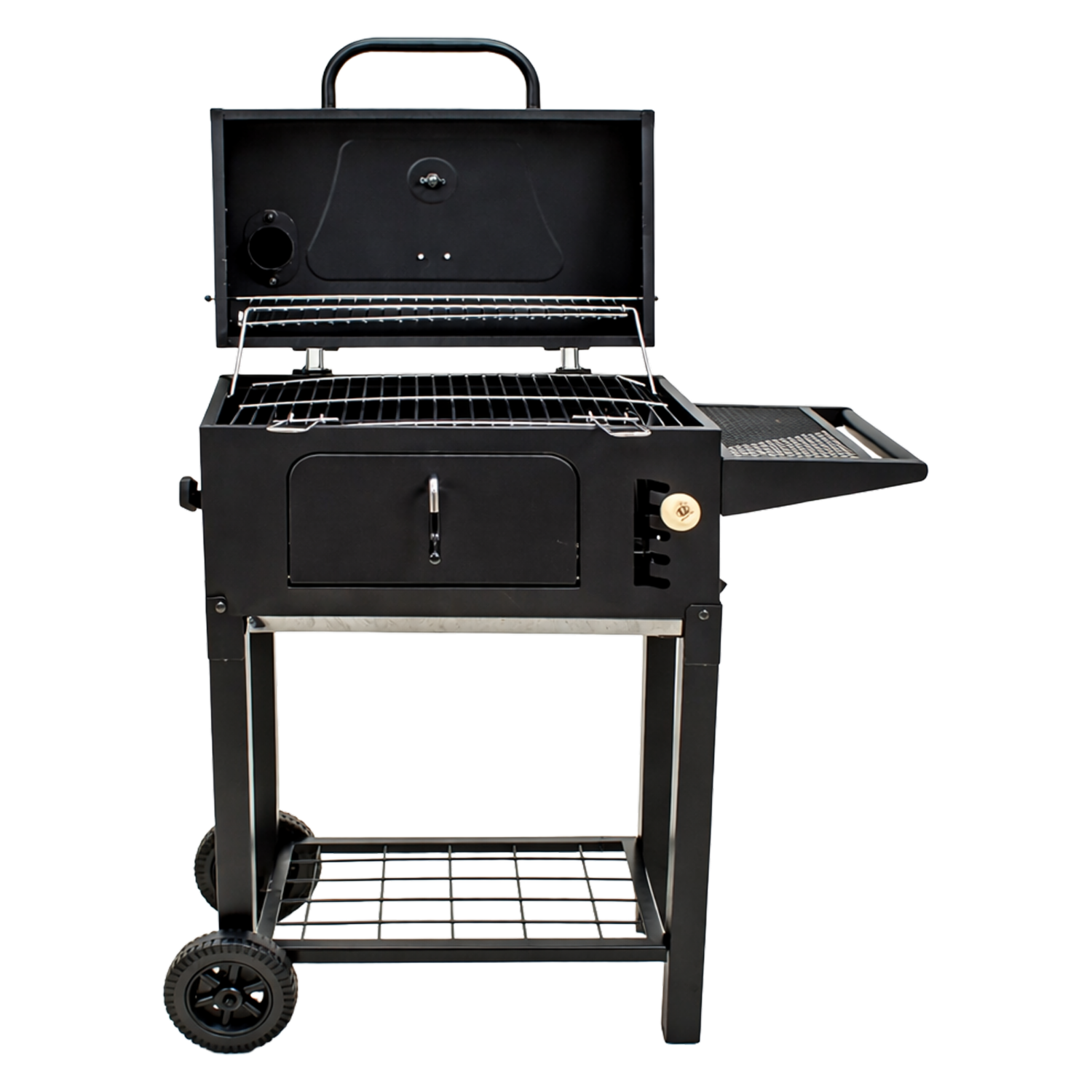 Parrilla Bbq Negra Chica SMOCKER JOB 55X32X25 Cm