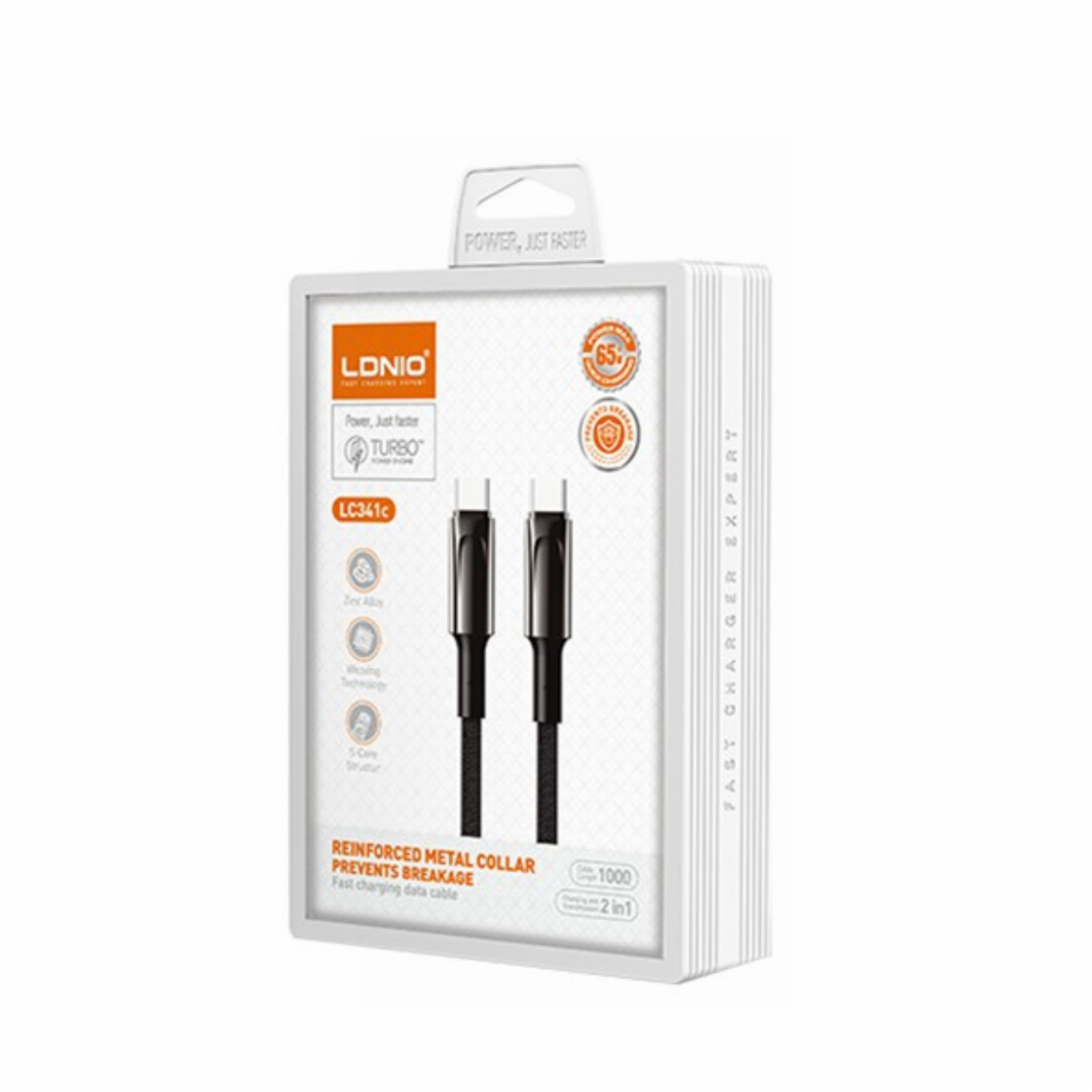 Cable De Carga Rápida Modelo Lc341C Tipo C A Iphone LDNIO 65 W