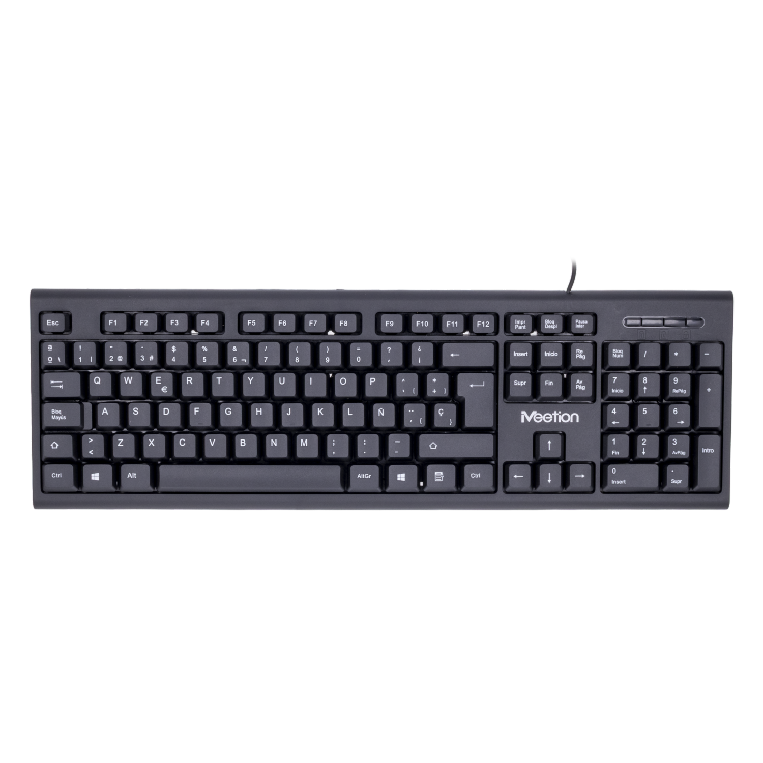 Teclado Y Mouse Usb C 100 MEETION Alámbrico