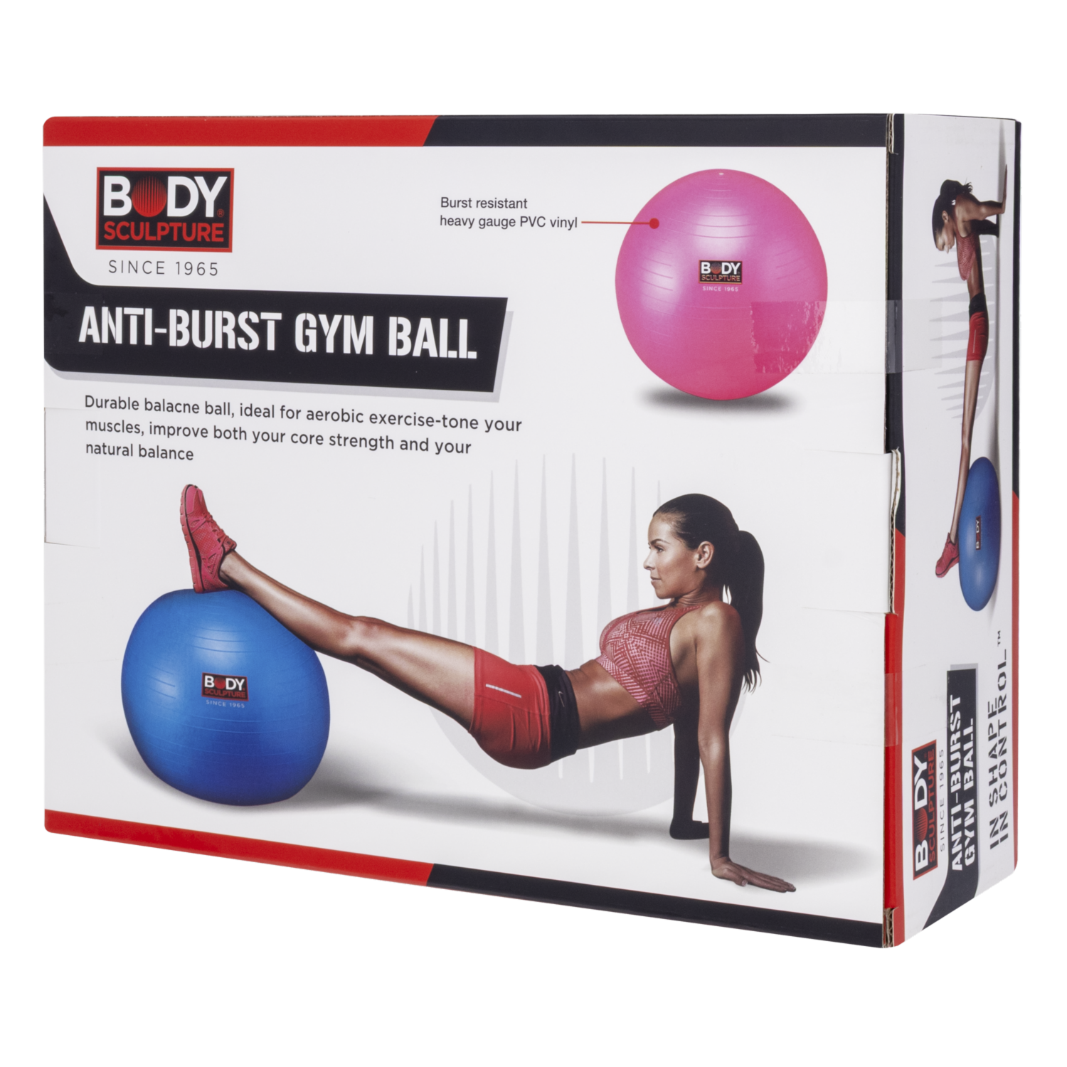 Pelota De Gimnasia Rosada BODY SCULPTURE 75 CM