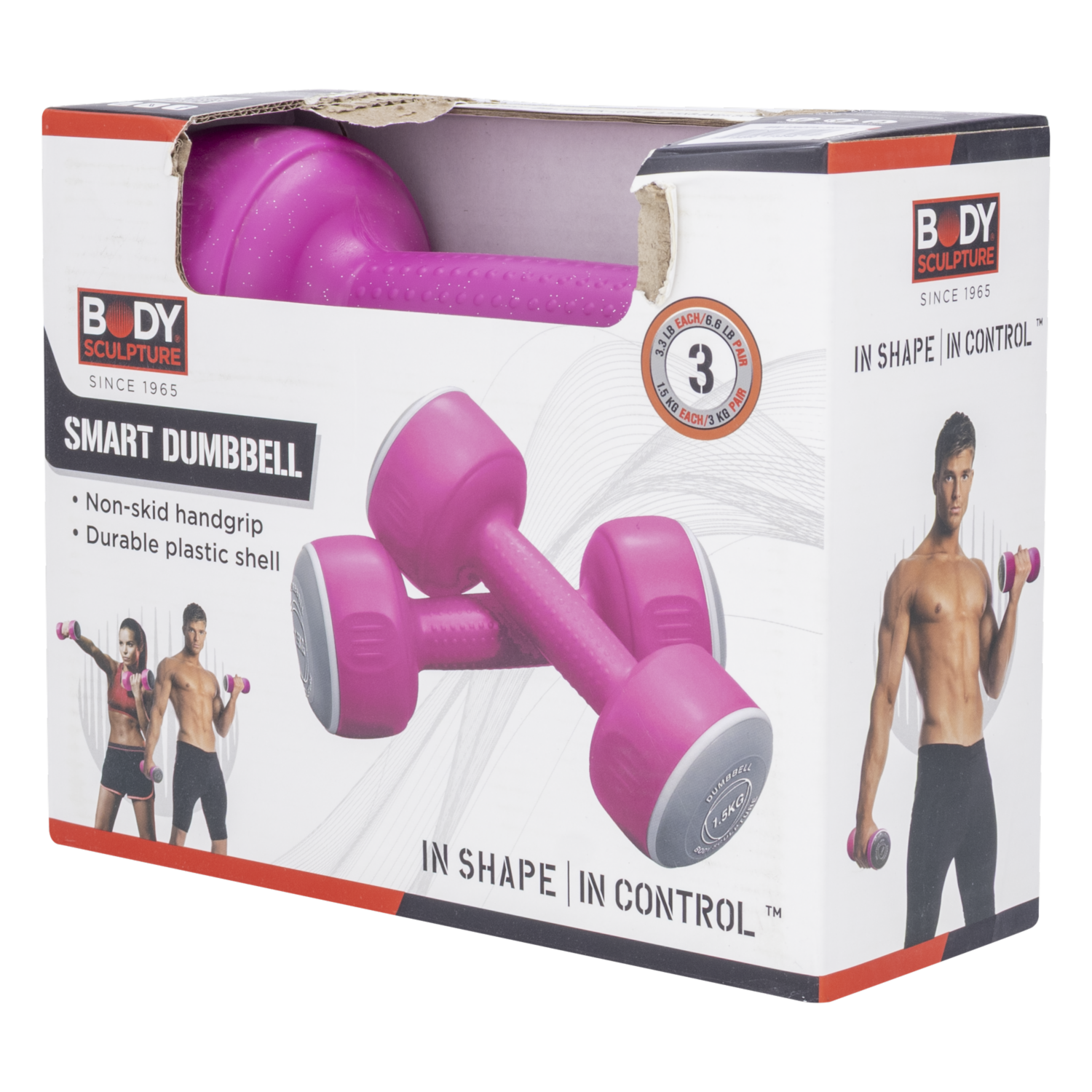 Mancuerna De Polietileno BODY SCULPTURE 1.5KG X 2Piezas
