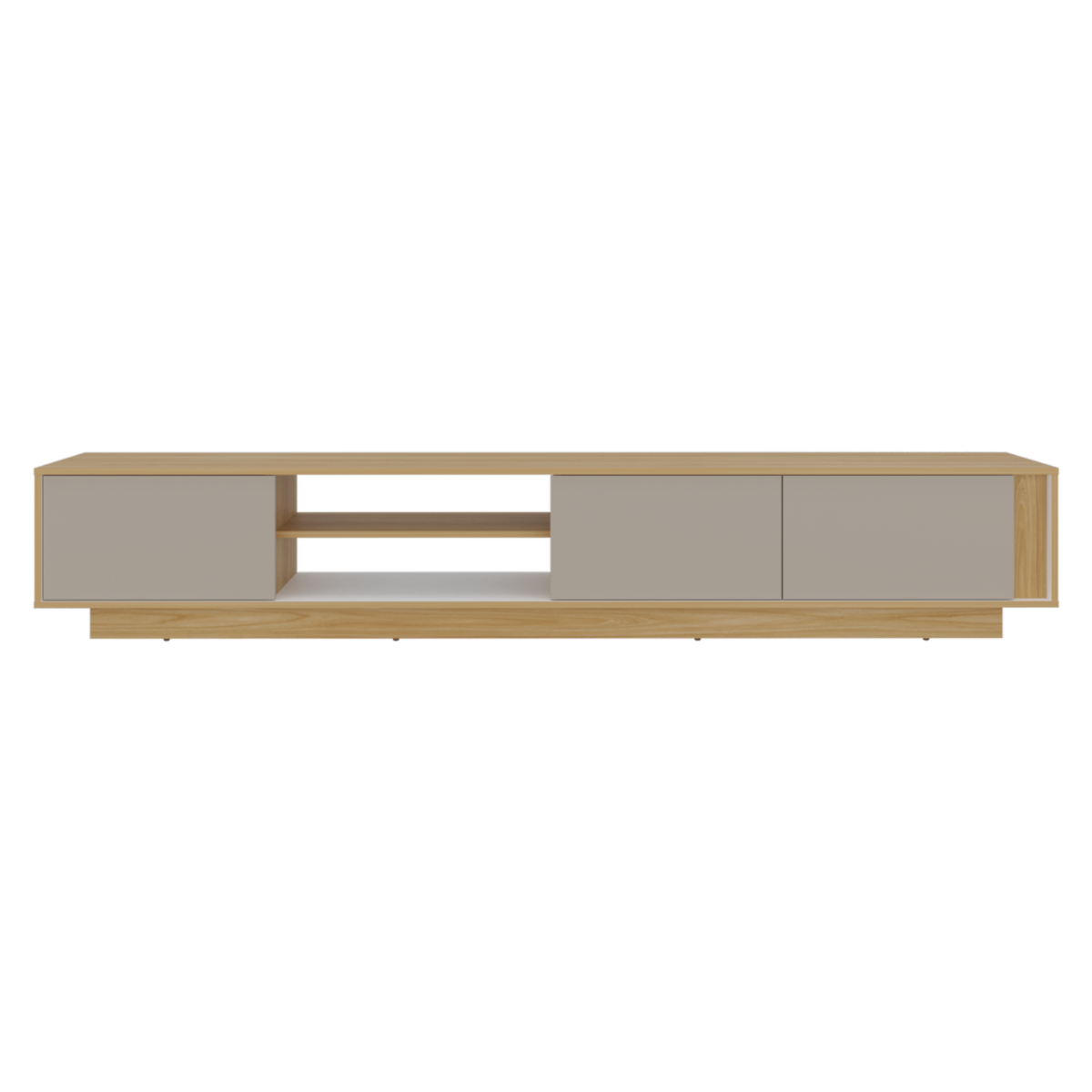 Rack De Tv Para 85″ Maldivas Fresno Blanco Capri MÖBLART MDF