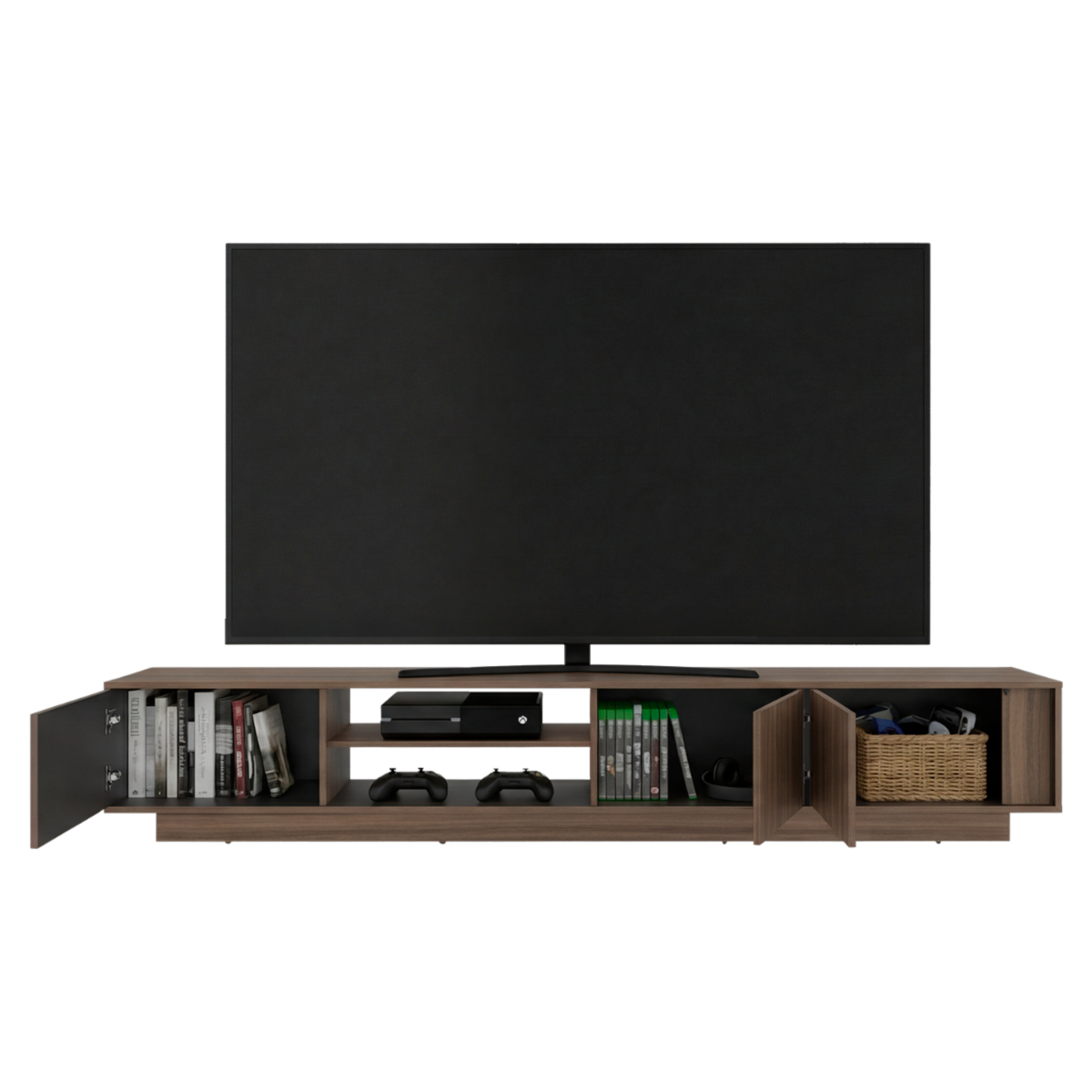 Rack De Tv Para 85″ Maldivas Avellana MÖBLART MDF
