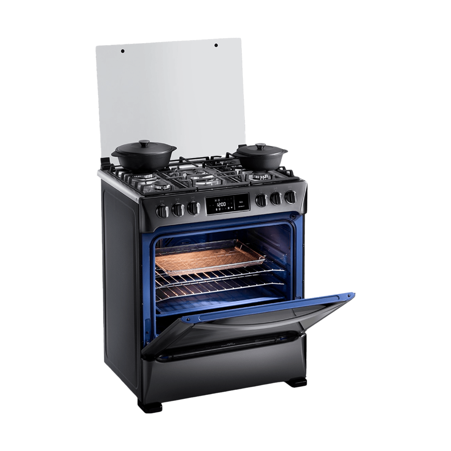 Cocina A Gas Quarzo Modelo: Niza Smart INDURAMA 6 Quemadores