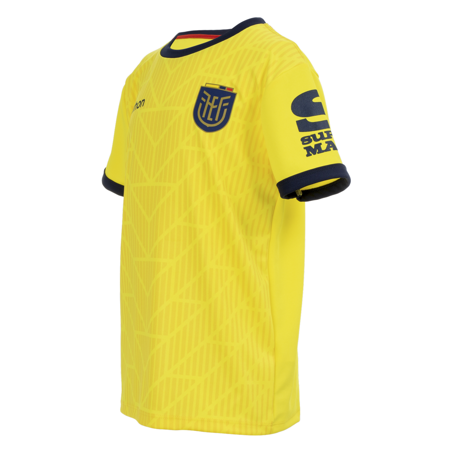 Camiseta Manga Corta Ecuador Amarilla FEF