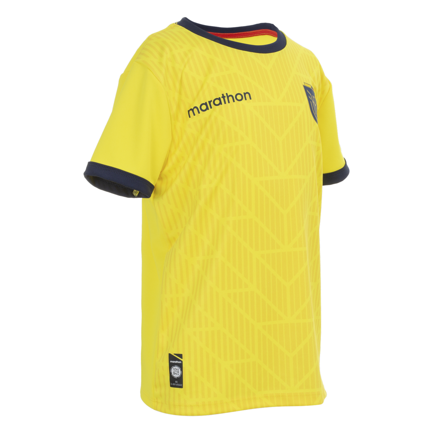 Camiseta Manga Corta Ecuador Amarilla FEF