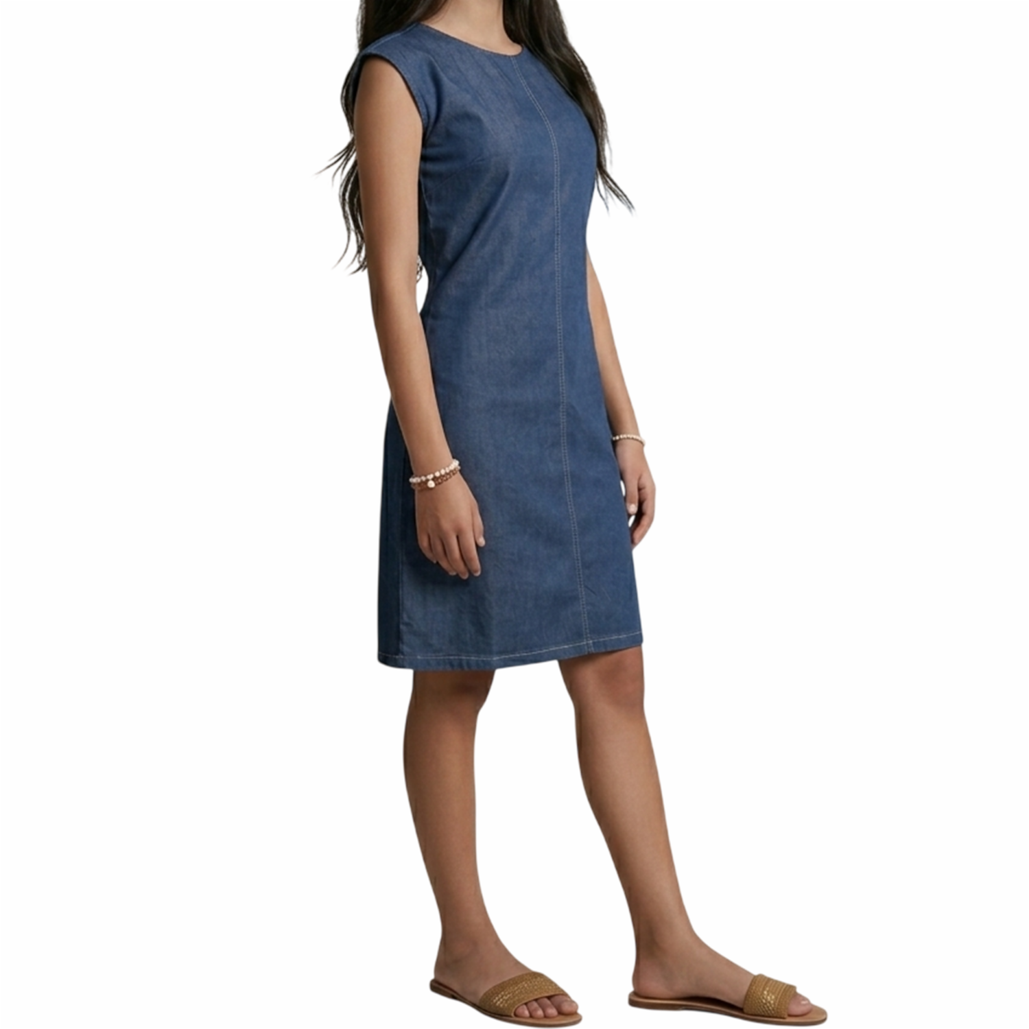 Vestido Corto Con Pinzas TREND & STYLE