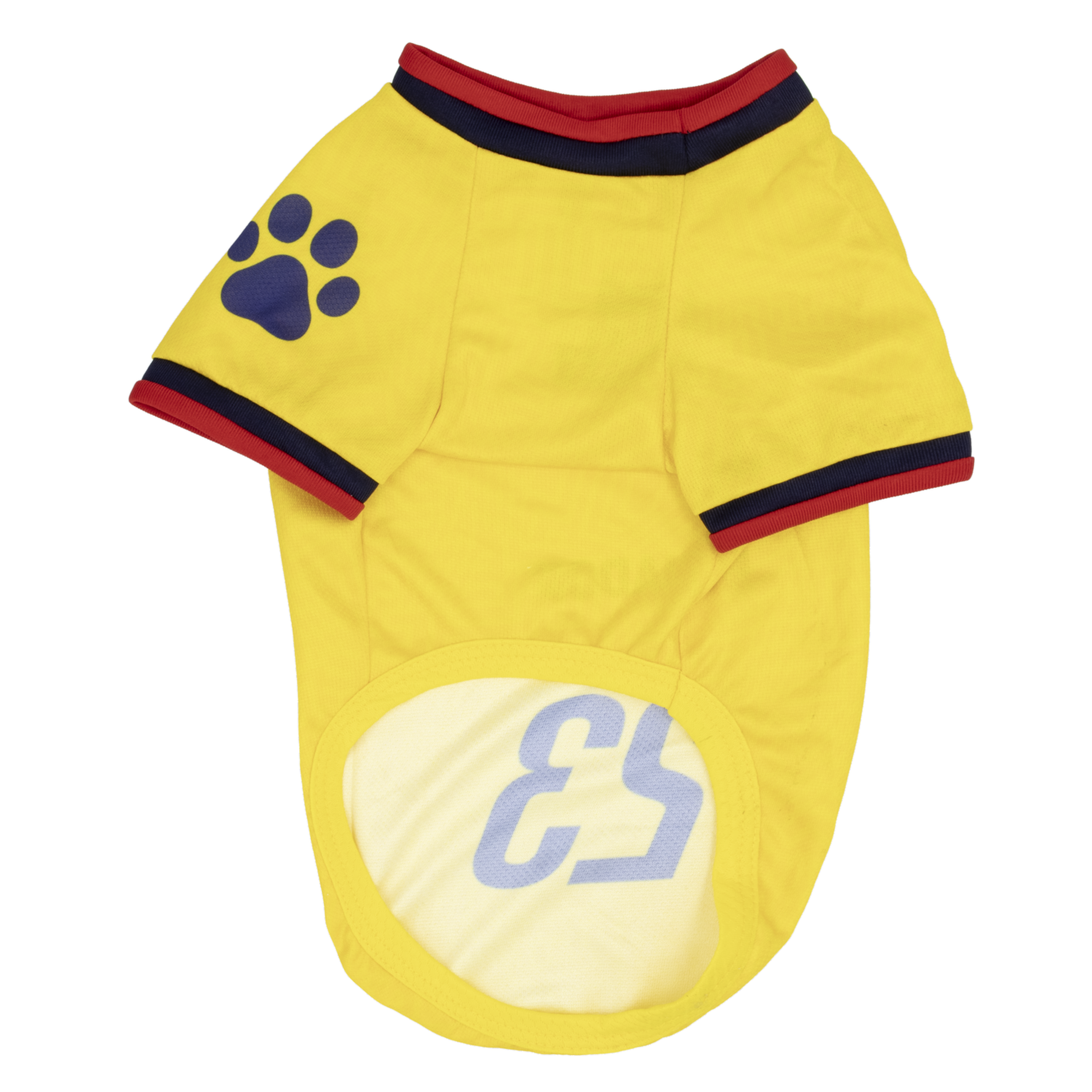 Camiseta Para Perro Hincha Ecuador Color Amarillo 2026 FEF