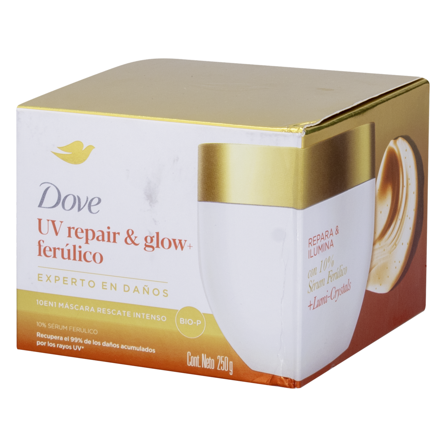 Mascarilla Capilar Uv Repair & Glow + Ferúlico DOVE 250 G
