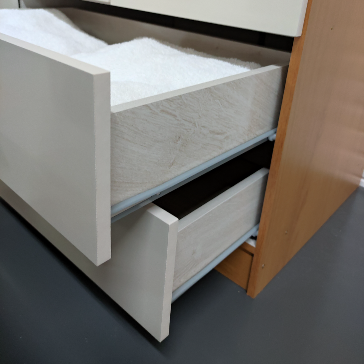 Ropero 4 Puertas Nature Snow Champanhe CASAMIA MDP