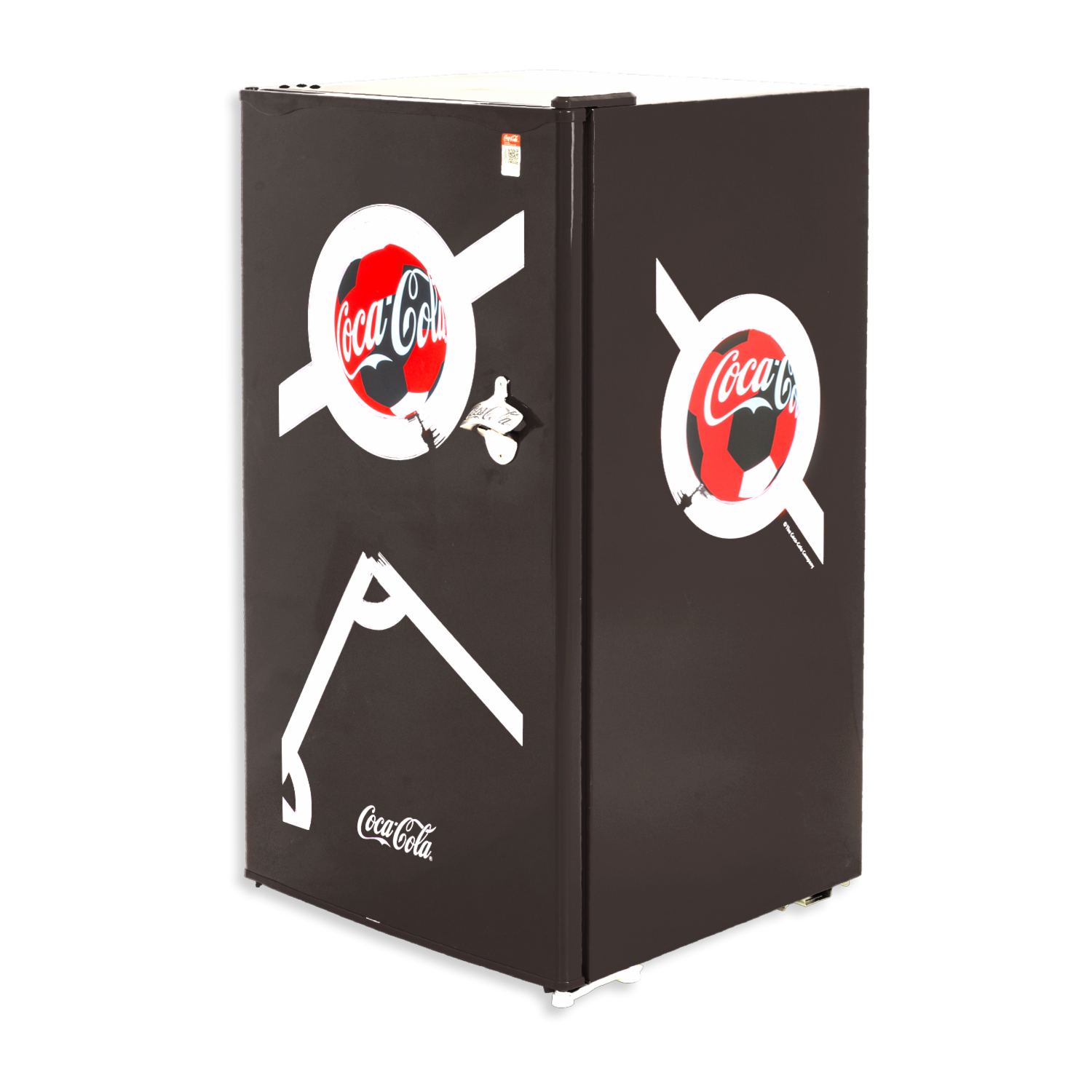 Refrigeradora World Cup Negra COCA COLA 91 Litros