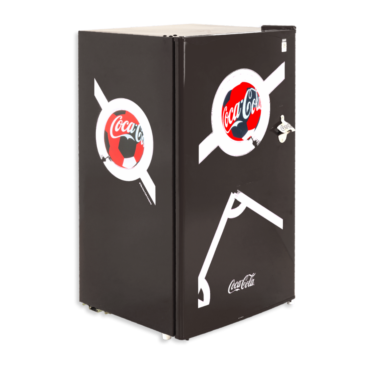 Refrigeradora World Cup Negra COCA COLA 91 Litros