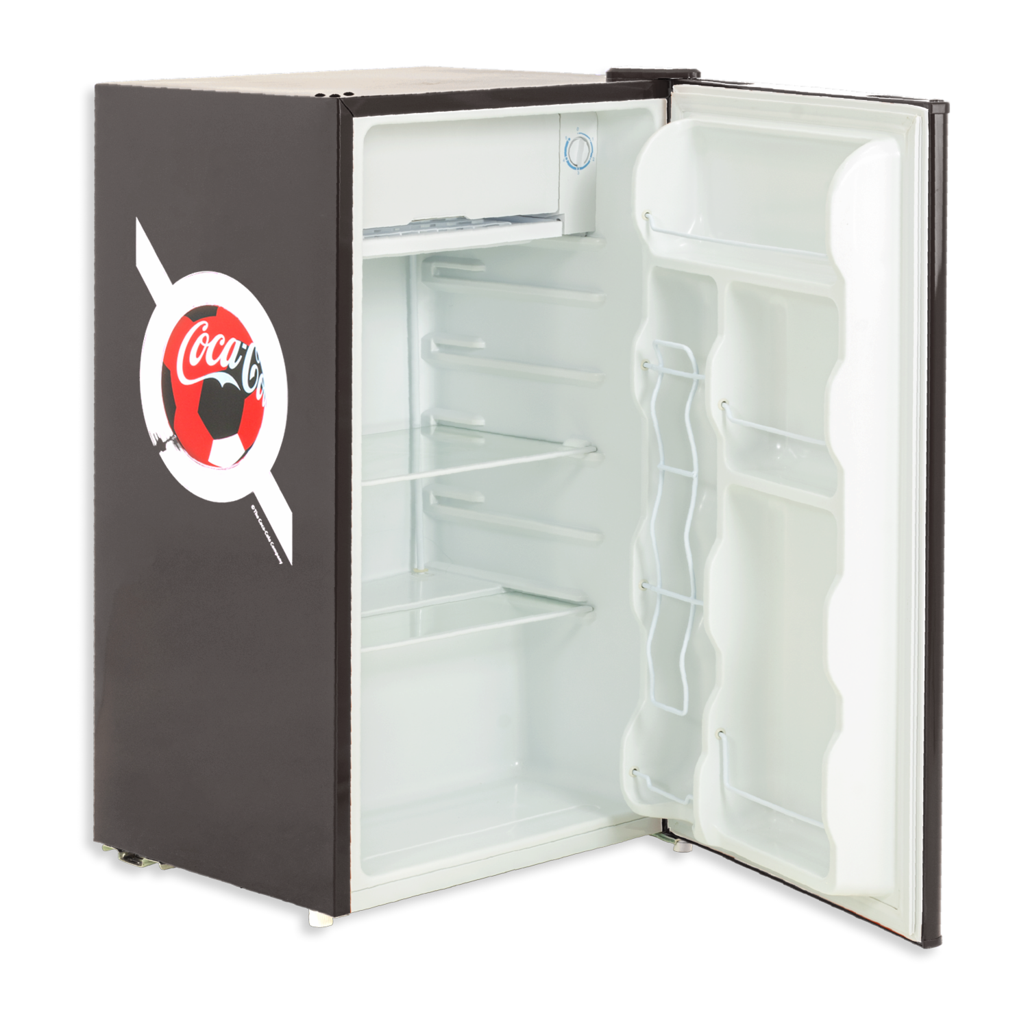 Refrigeradora World Cup Negra COCA COLA 91 Litros
