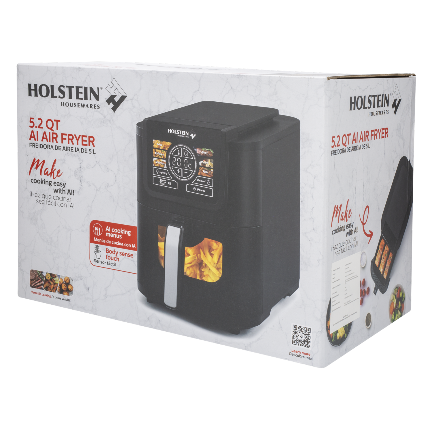 Air Fryer IA Cooking HOLSTEIN 5,2 Litros