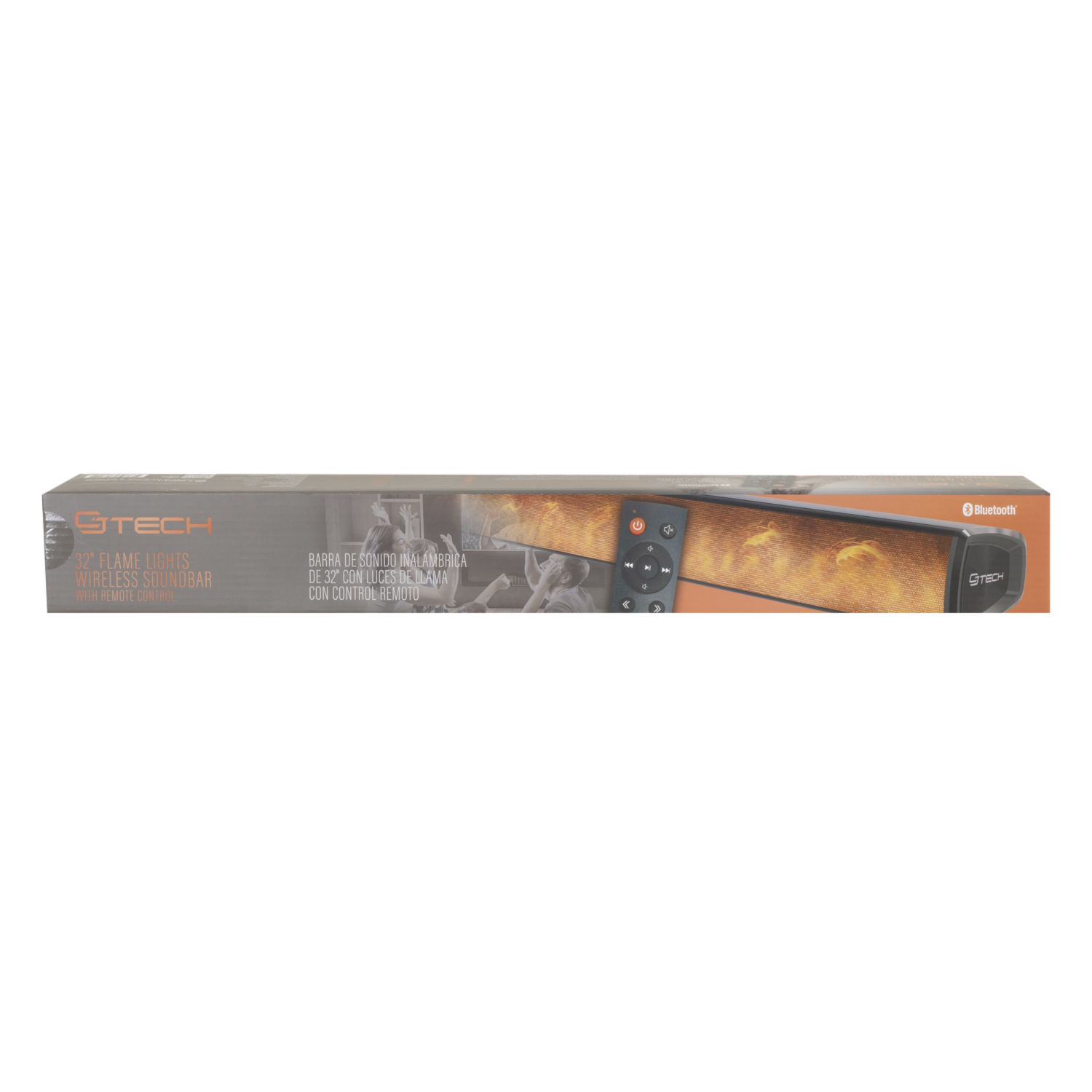 Barra De Sonido Tws Con Luces Led Tipo Llama CJ TECH 32″