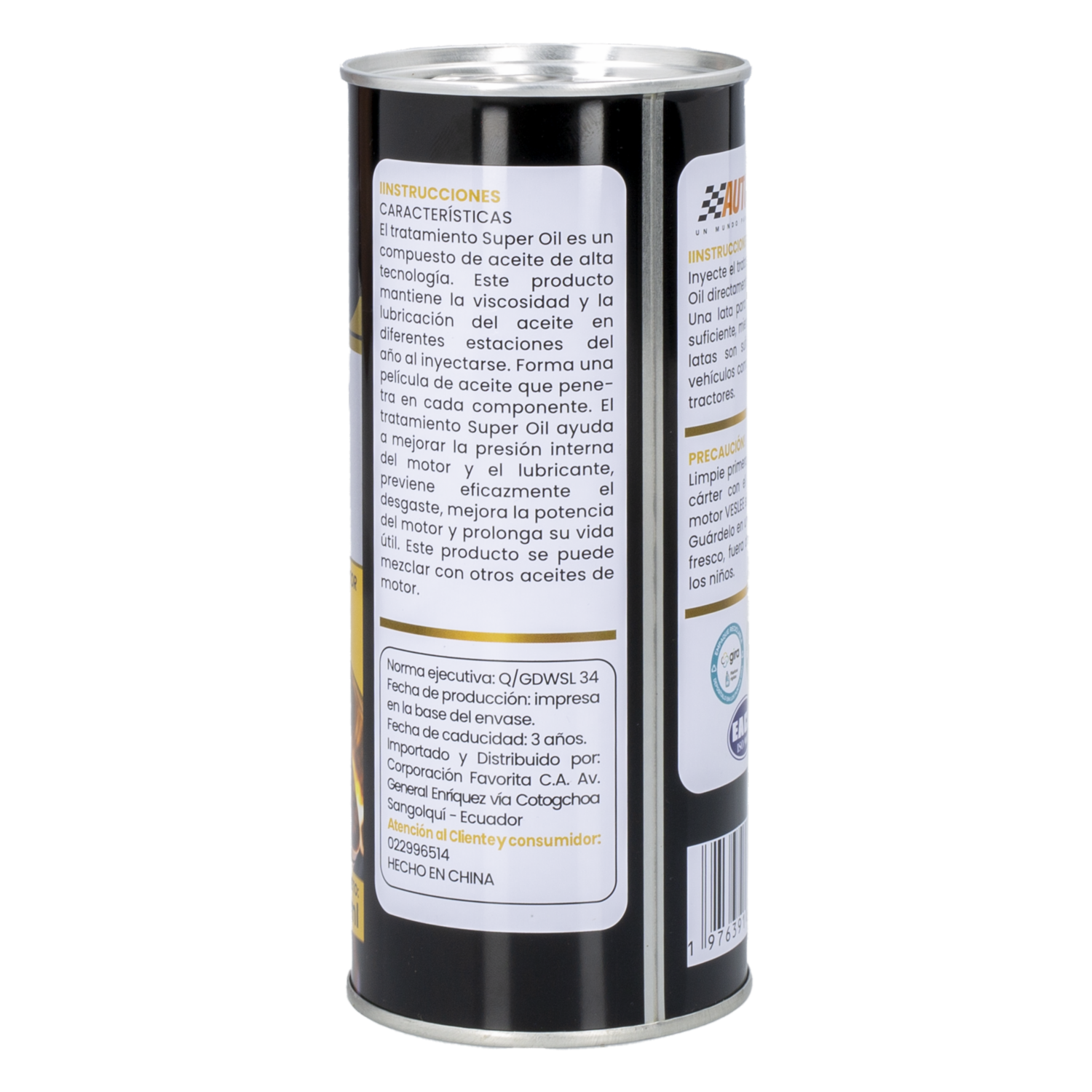 Tratamiento De Aceite Para Motor AUTOMAX 443 Ml - Megamaxi