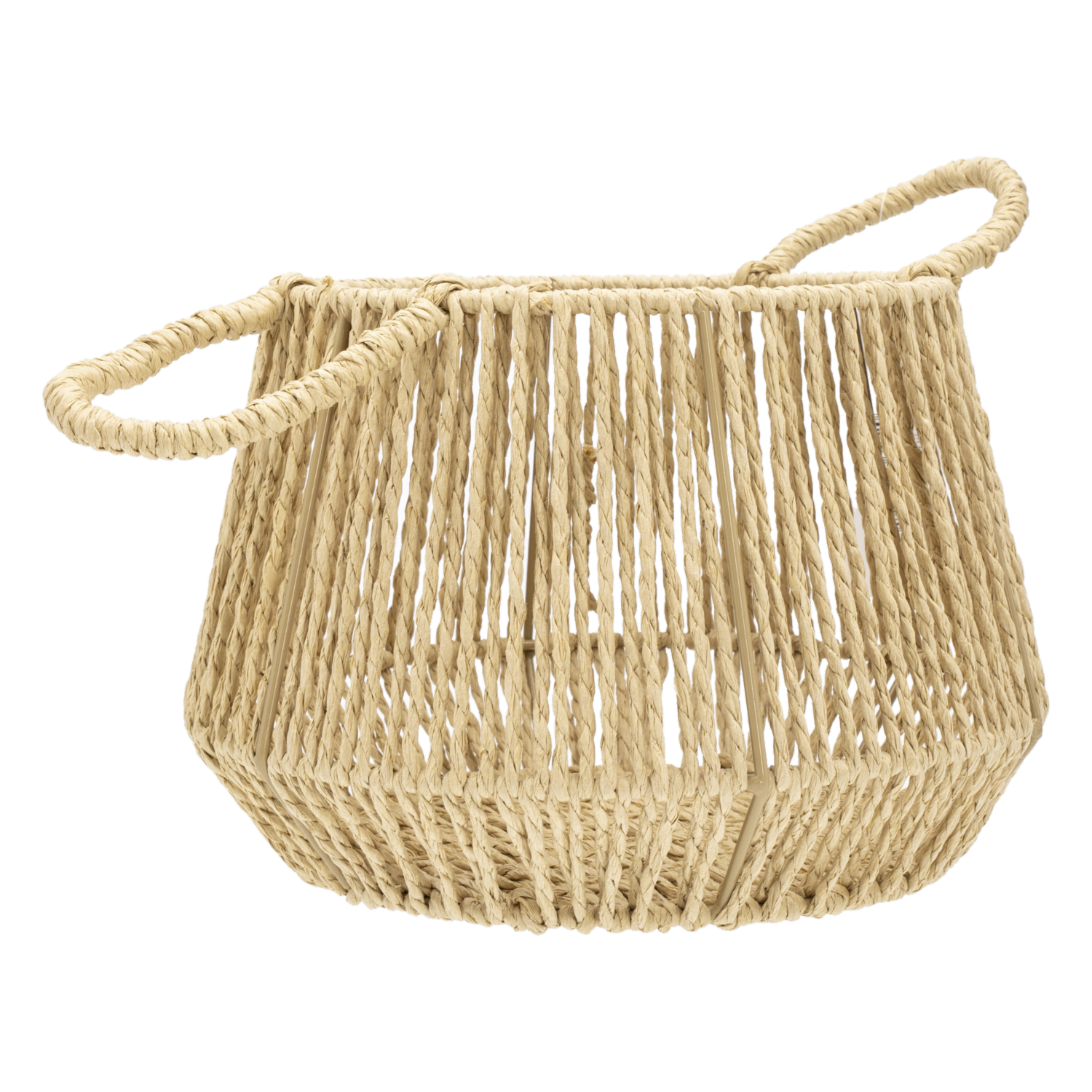 Cesta Diseño De Cuerda Color Natural Mediana FREE HOME 20X20X17 Cm