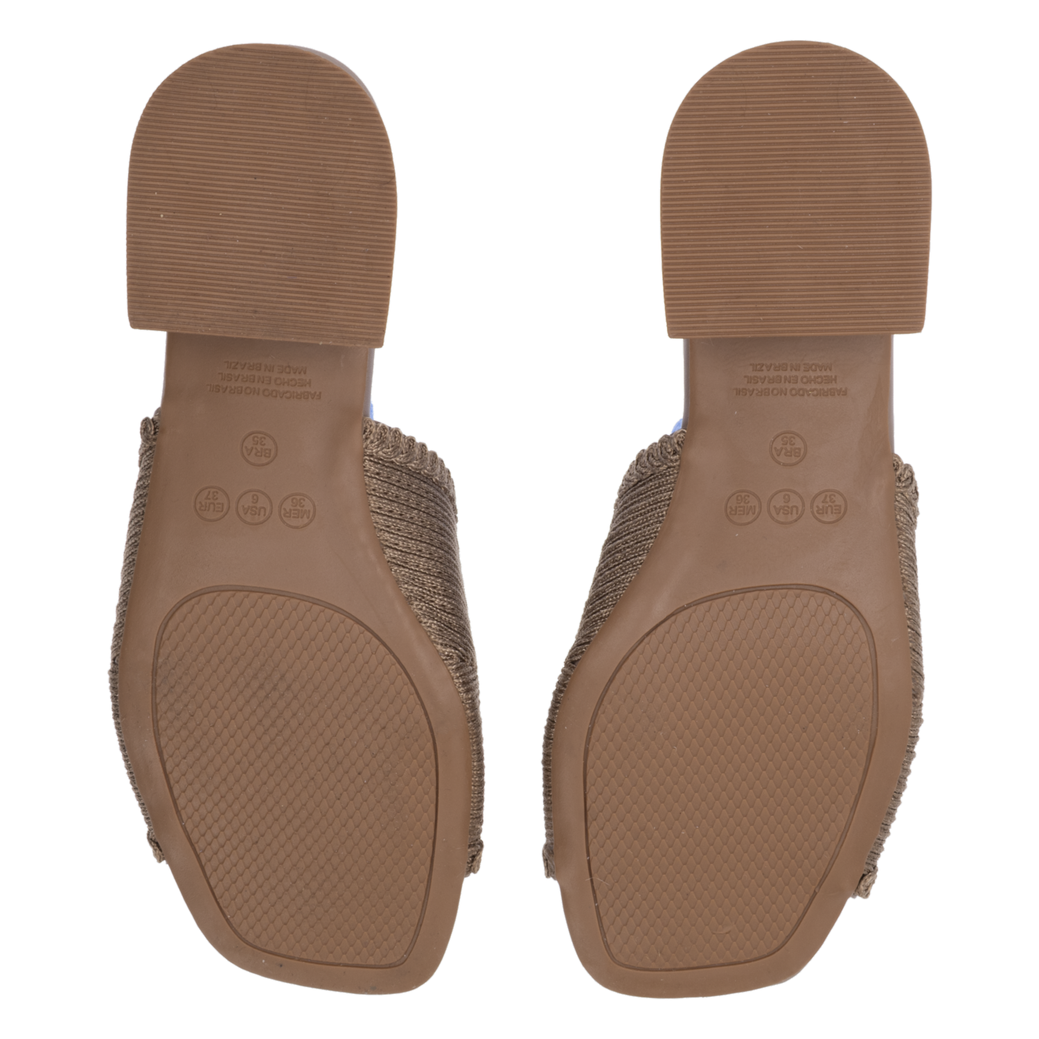 Sandalias Taco Bajo Tejido Color Negro TREND & STYLE