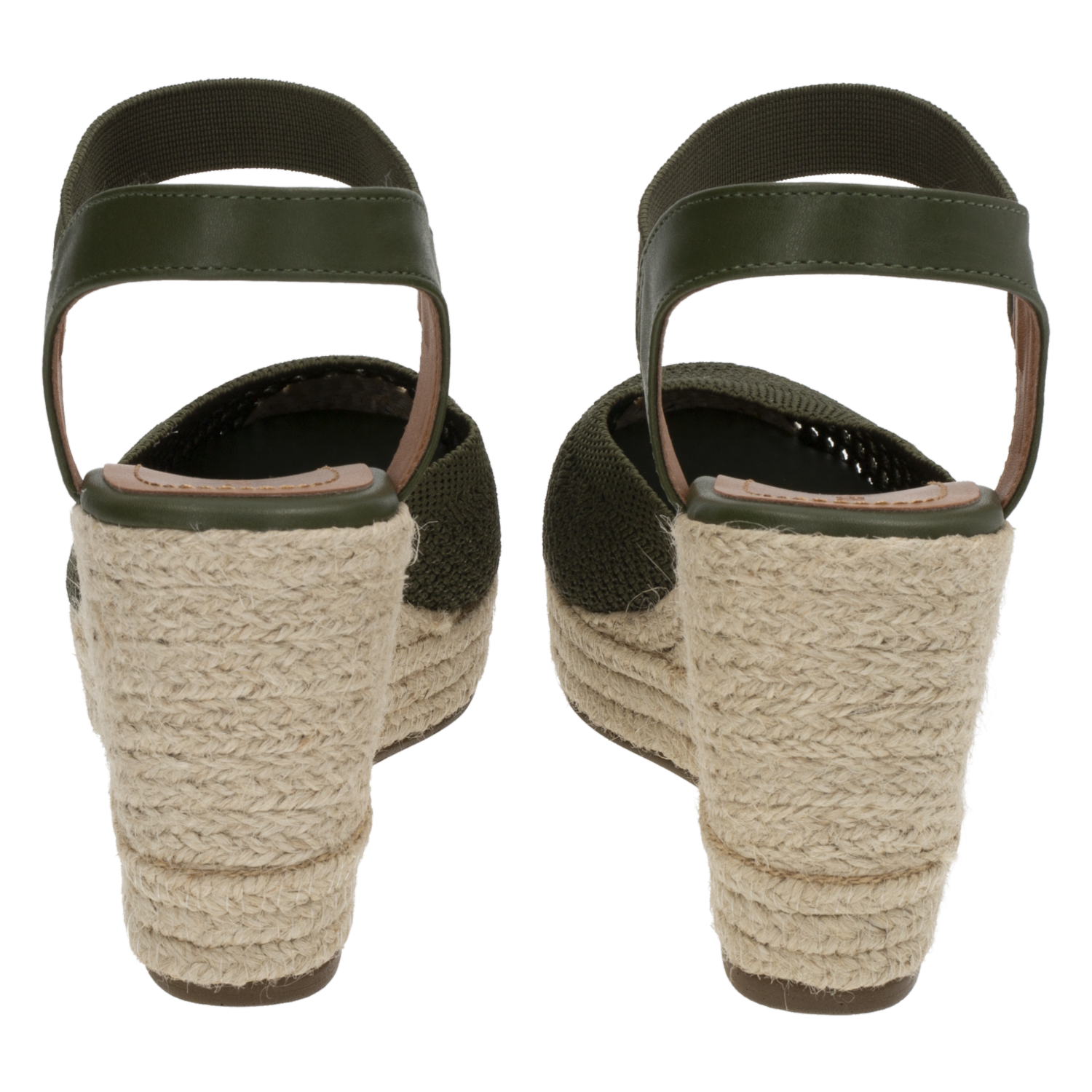 Sandalias Plataforma De Tela Color Crema TREND & STYLE