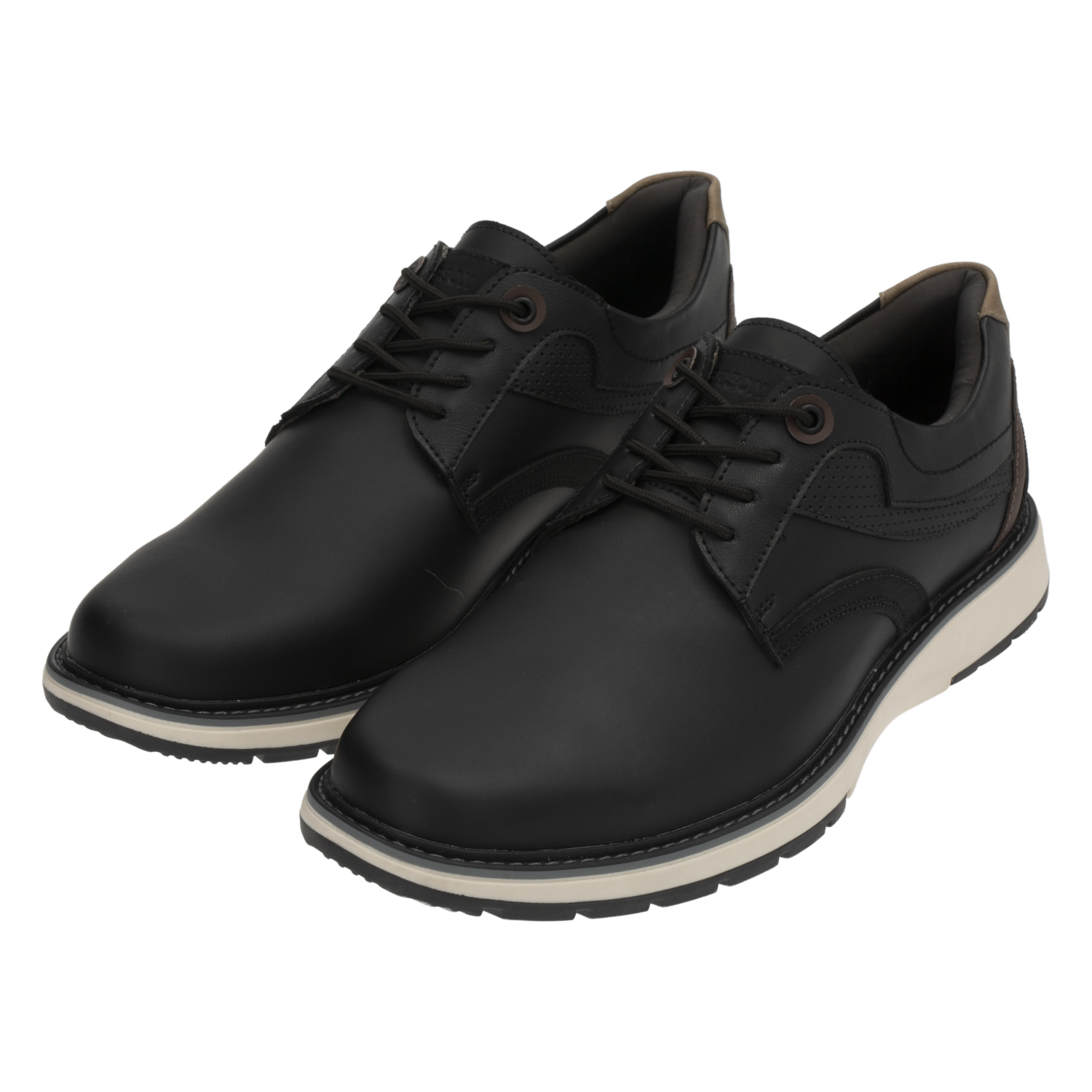 Zapatos Casual De Cordón Color Negro ERSON