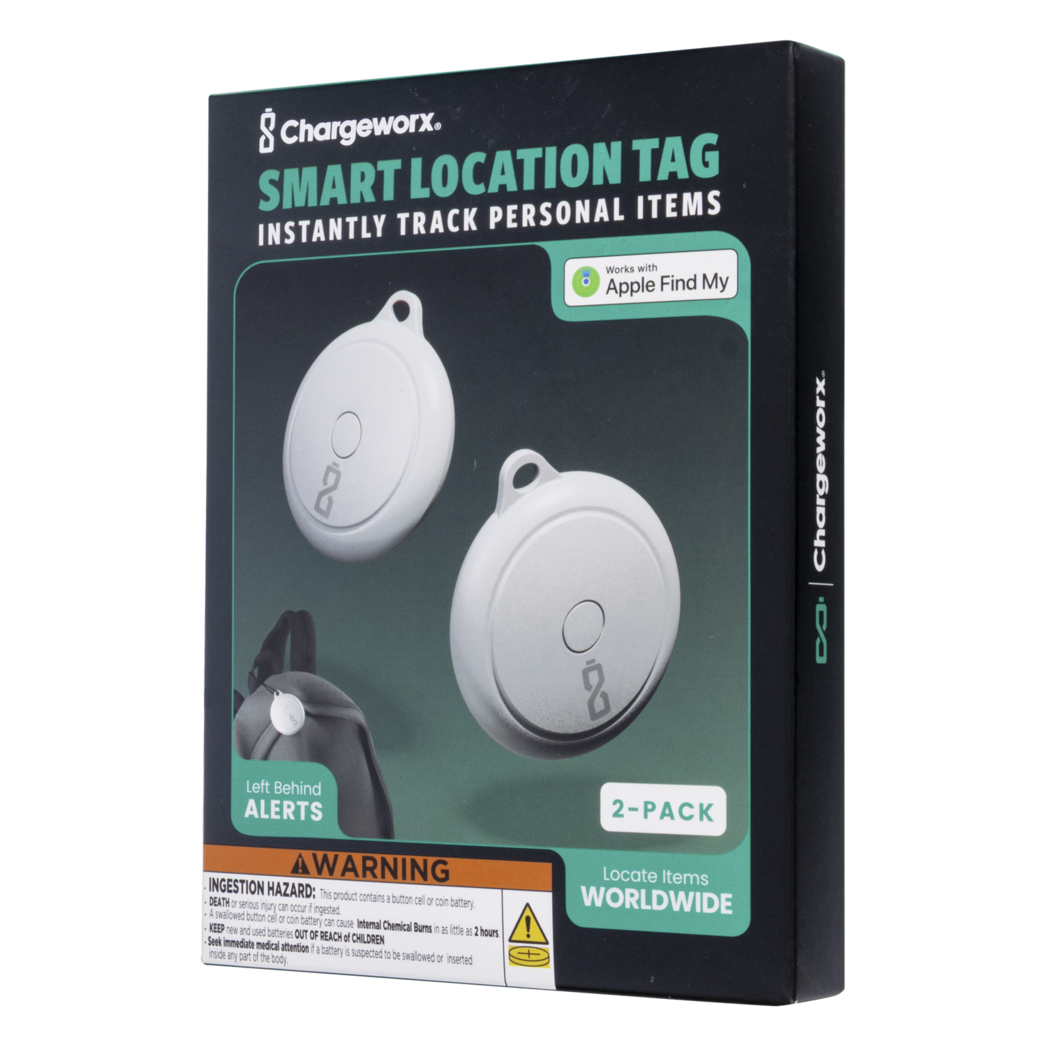 Rastreador Tag Smart Location CHARGE WORX X2 Uds