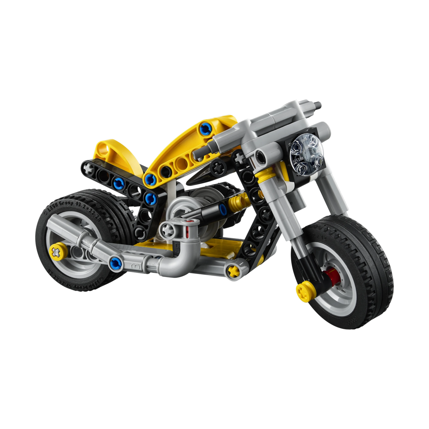 Bloques De Armar Motocicleta Amarilla LEGO TECHNIC 151 Piezas