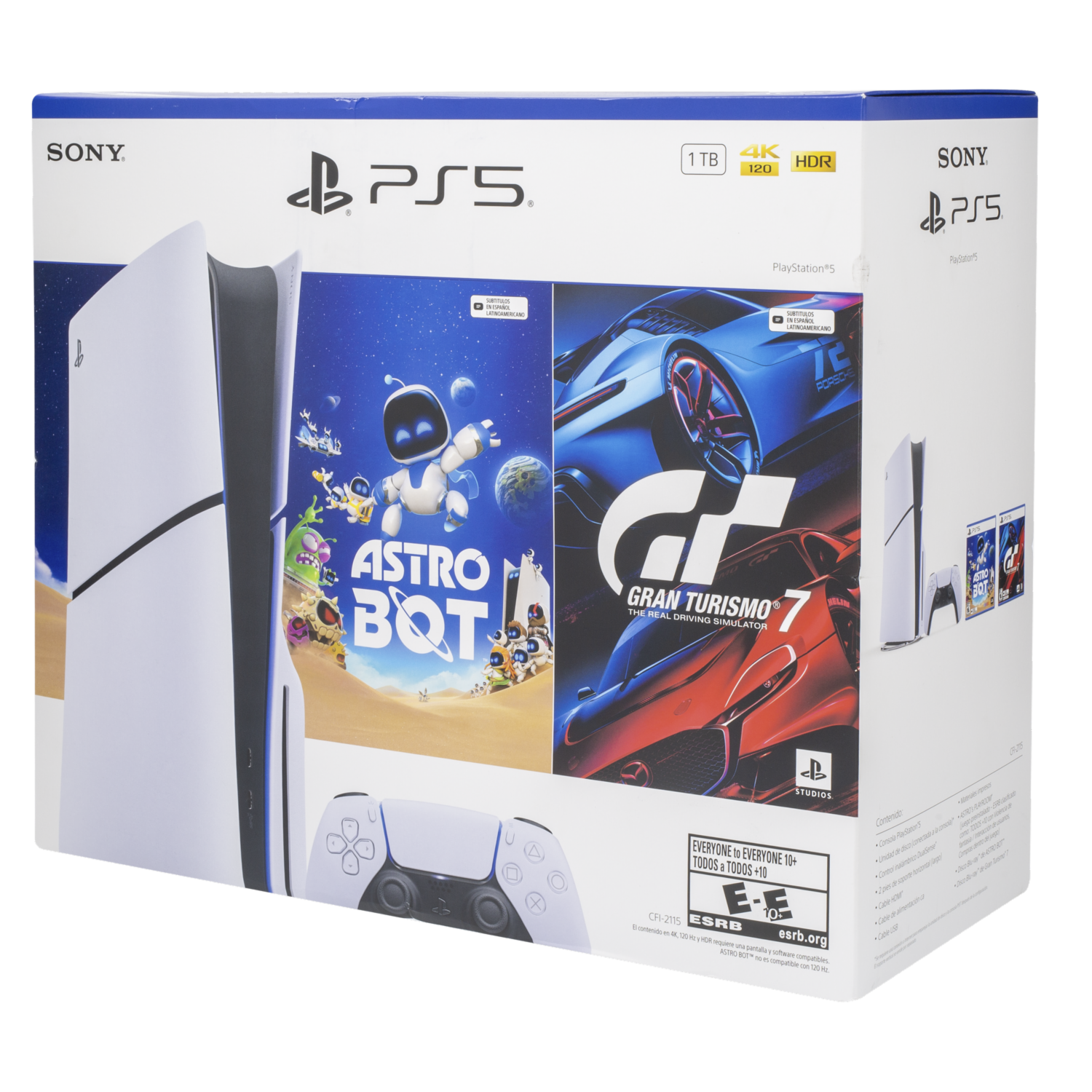 Play Station 4K Ultra HD Incluido Juegos ASTROBOY Y GT7 SONY 1 TB