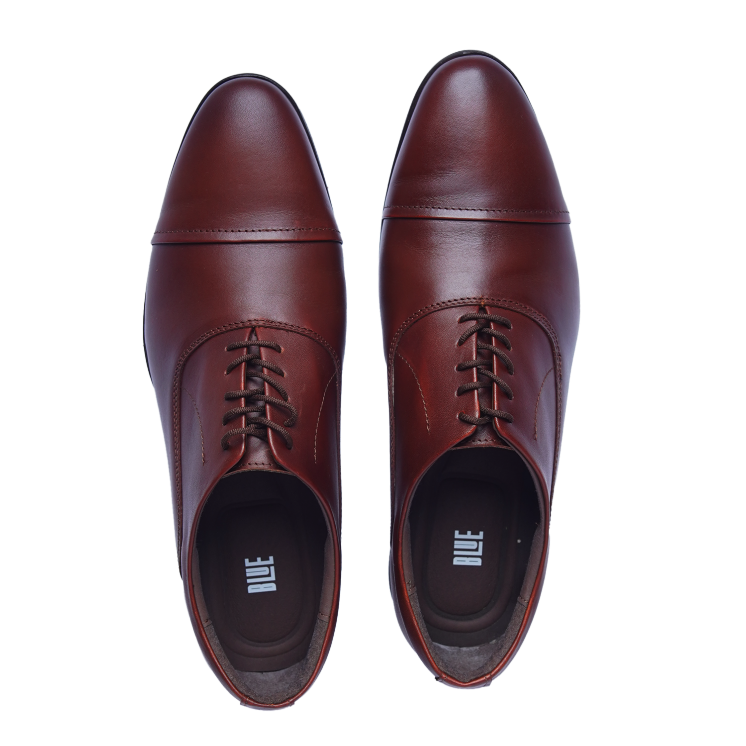 Zapatos Formal Con Cordones Planta Suave BLUE