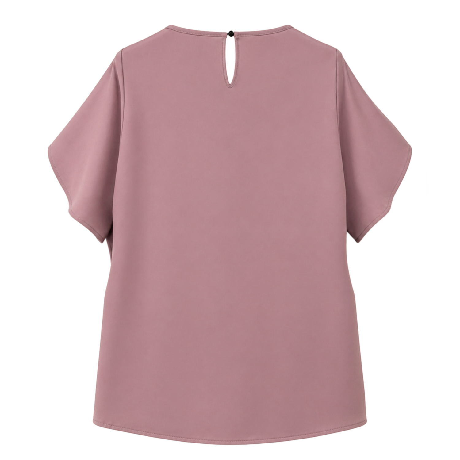 Blusa Manga Corta Llana Lila Dama AW
