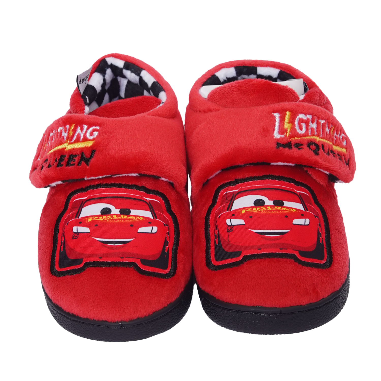 Pantuflas Cerradas Con Velcro Rojo Estampada Rayo Mcqeen TREND & STYLE