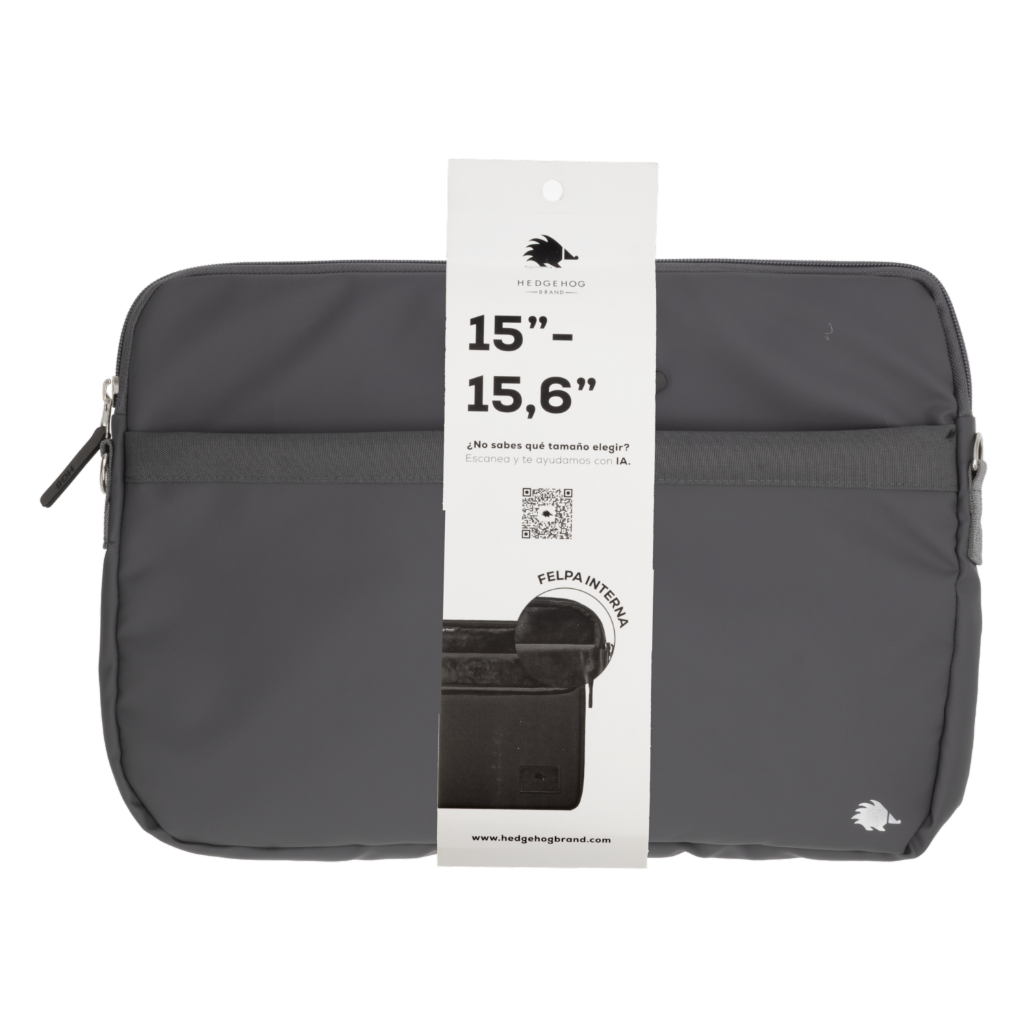 Estuche Para Laptop Silver HEDGEHOG 15″-15,6″