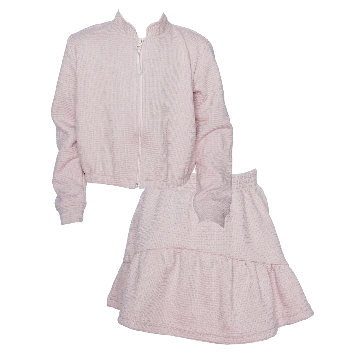 Conjunto 2 Piezas Chaqueta Con Cierre Y Falda Acampanada Con Short MILYS KIDS