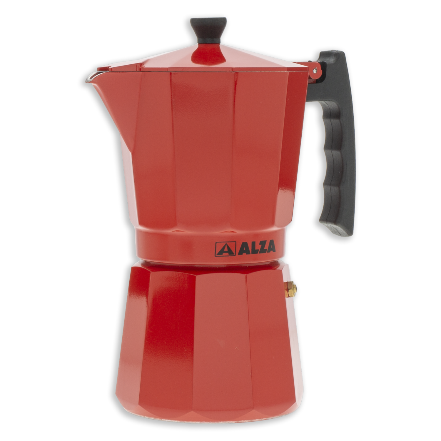 Cafetera De Inducción Italiana Luxe Roja 9 Tazas ALZA 9 Tazas