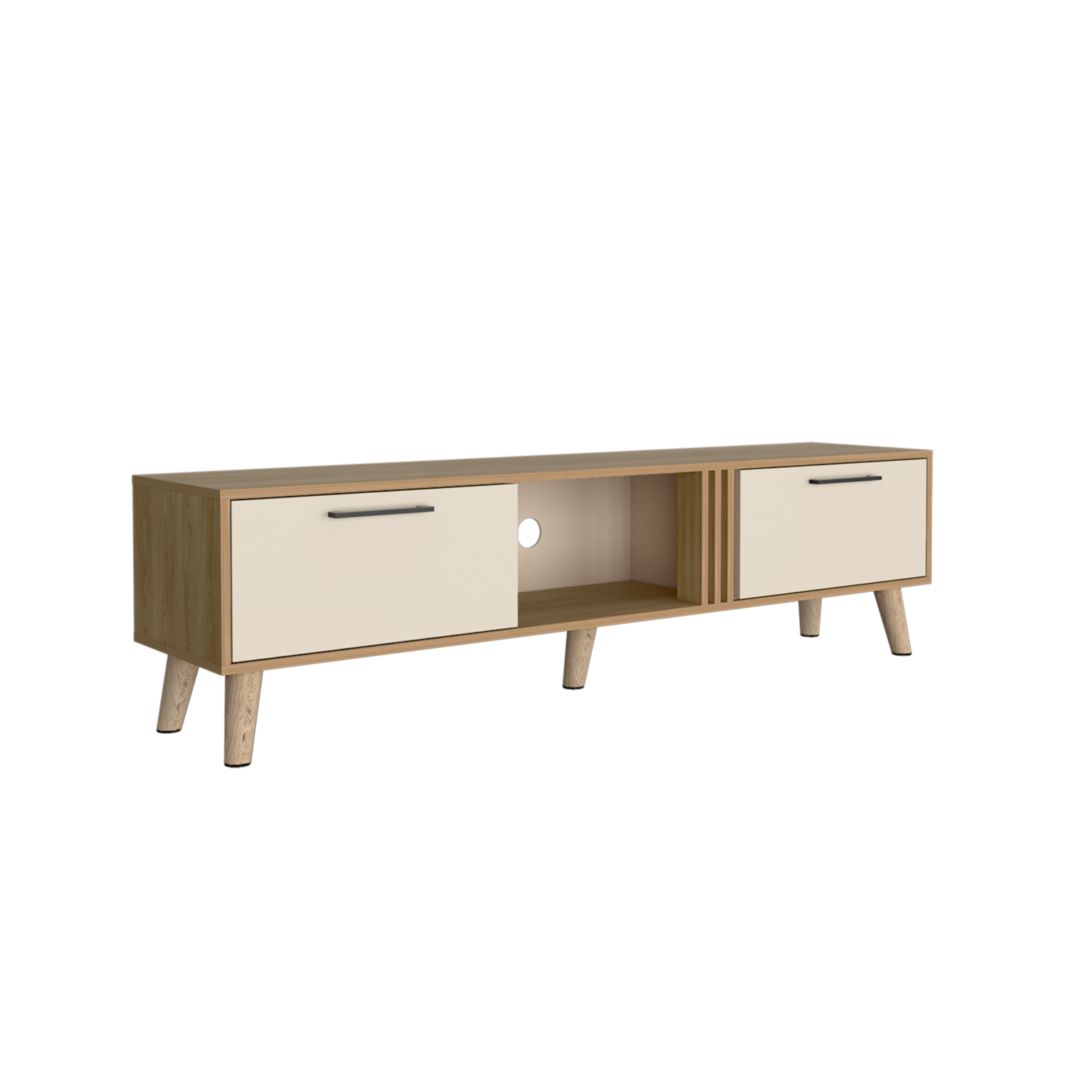 Rack De Tv 70″ Vance Fresno Y Capri RTA Mdf Y Mdp