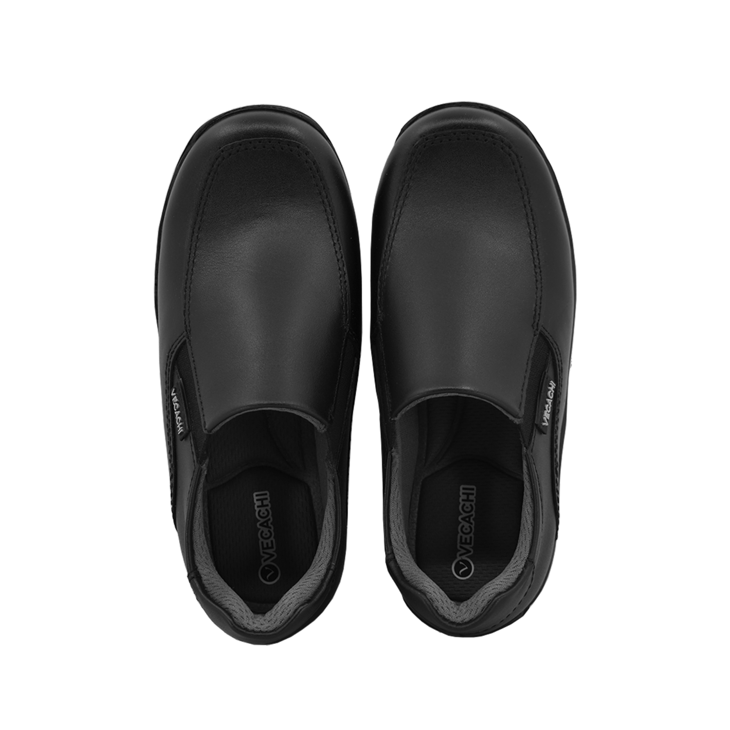 Zapatos Escolares Mocasín Negro Punta Redonda VECACHI Talla 36