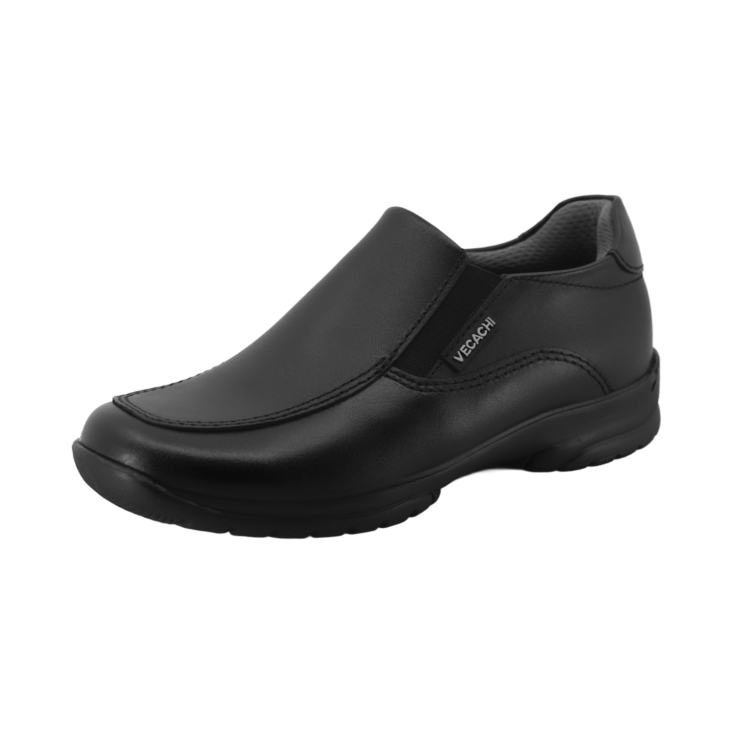 Zapatos Escolares Mocasín Negro Punta Redonda VECACHI Talla 36